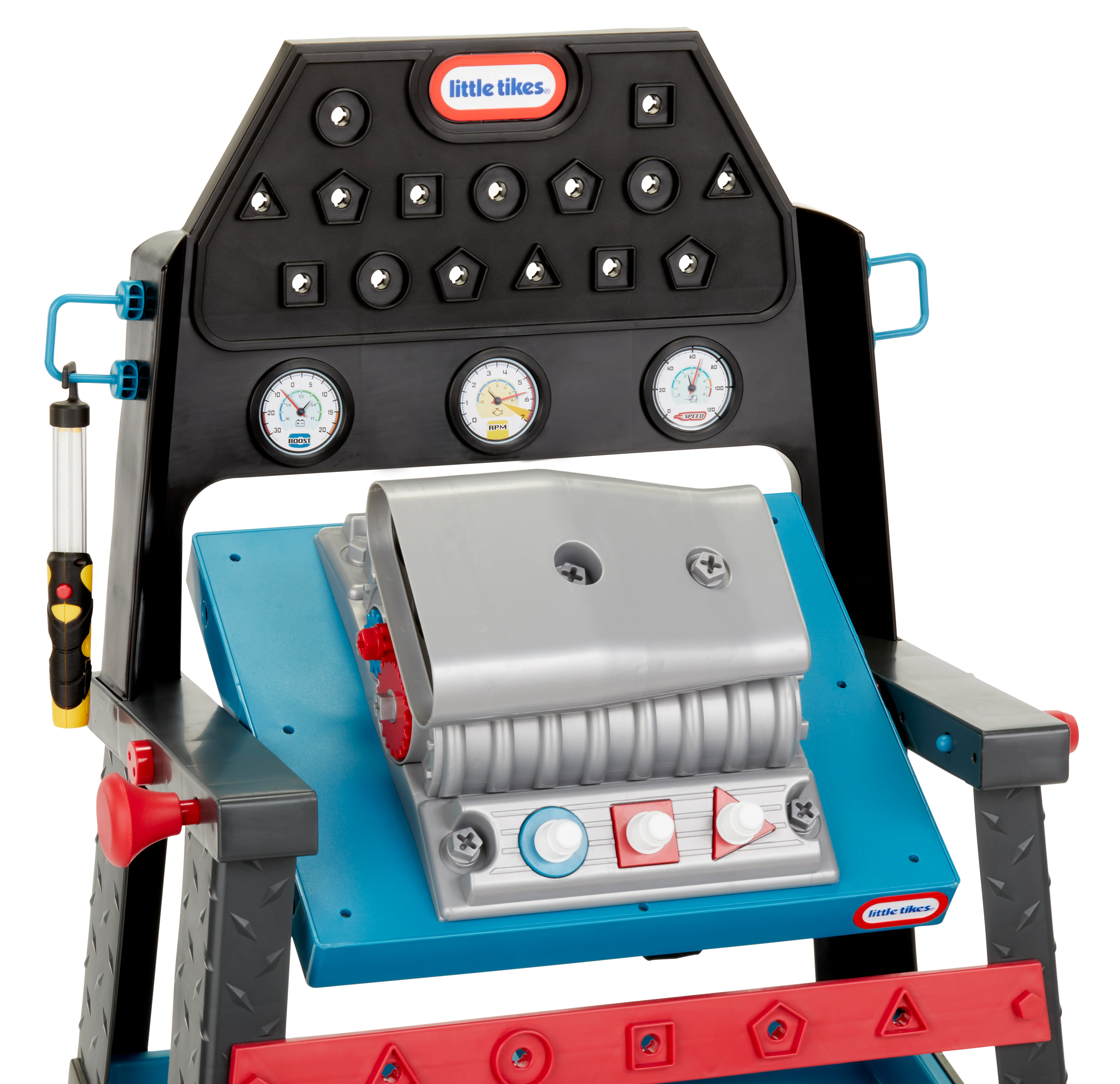 Little Tikes 2-in-1 Buildin' to Learn Motor/Wood Shop - Dual Playset - Image 3
