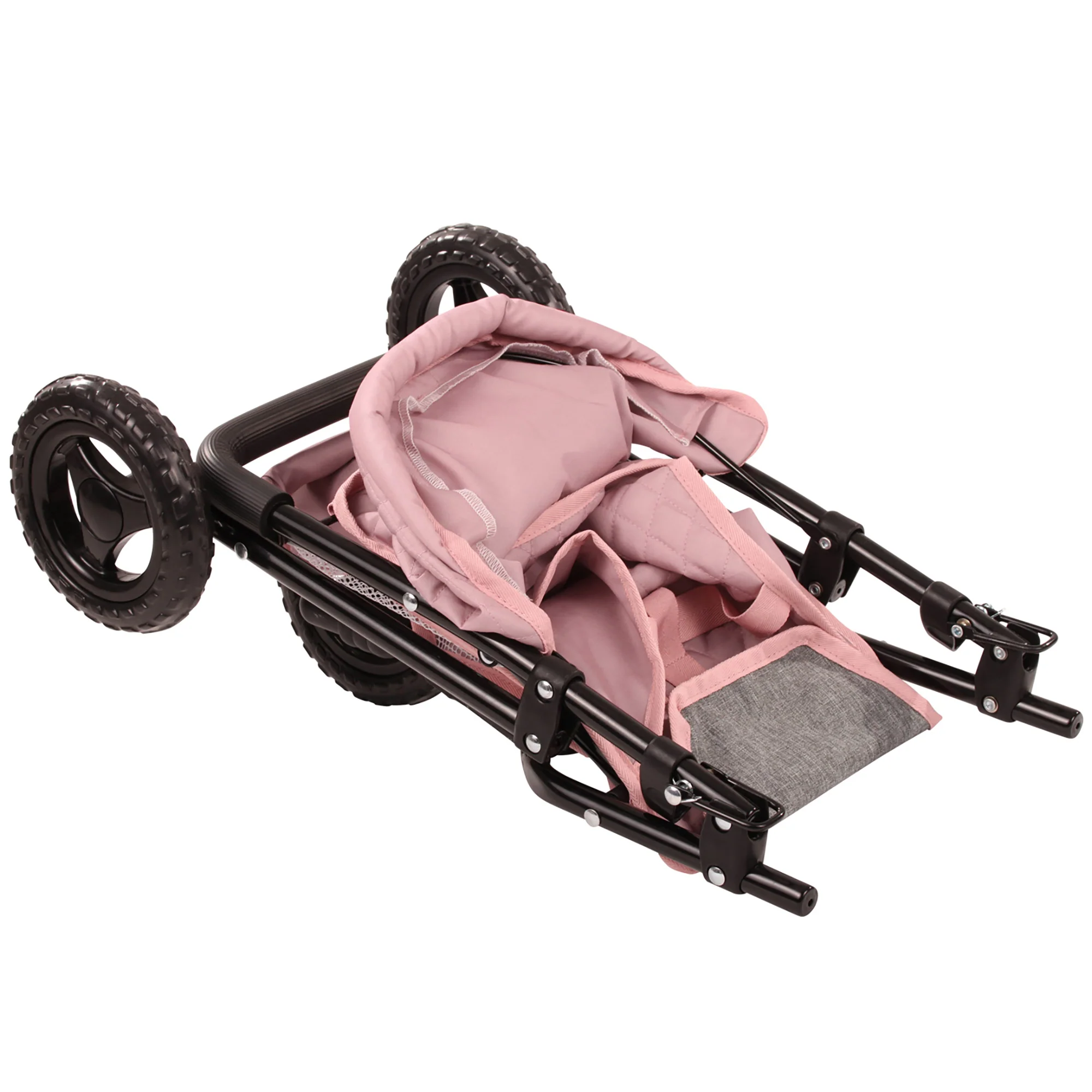 Götz 3-Wheel Doll Buggy With Adjustable Sunshade And Storage Basket - Image 3