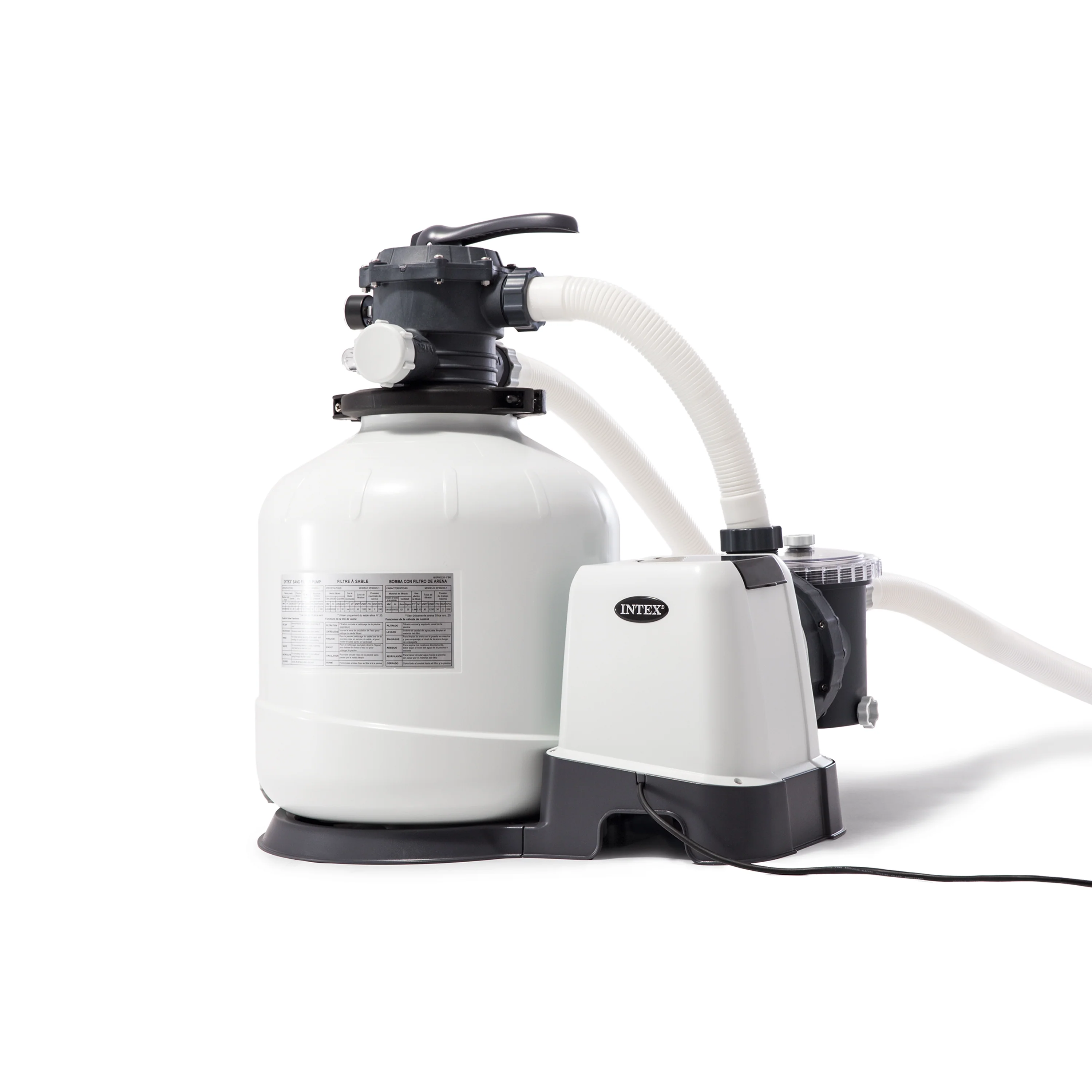 3000 GPH Sand Filter Pump With Timer And GFCI For Above Ground Pools