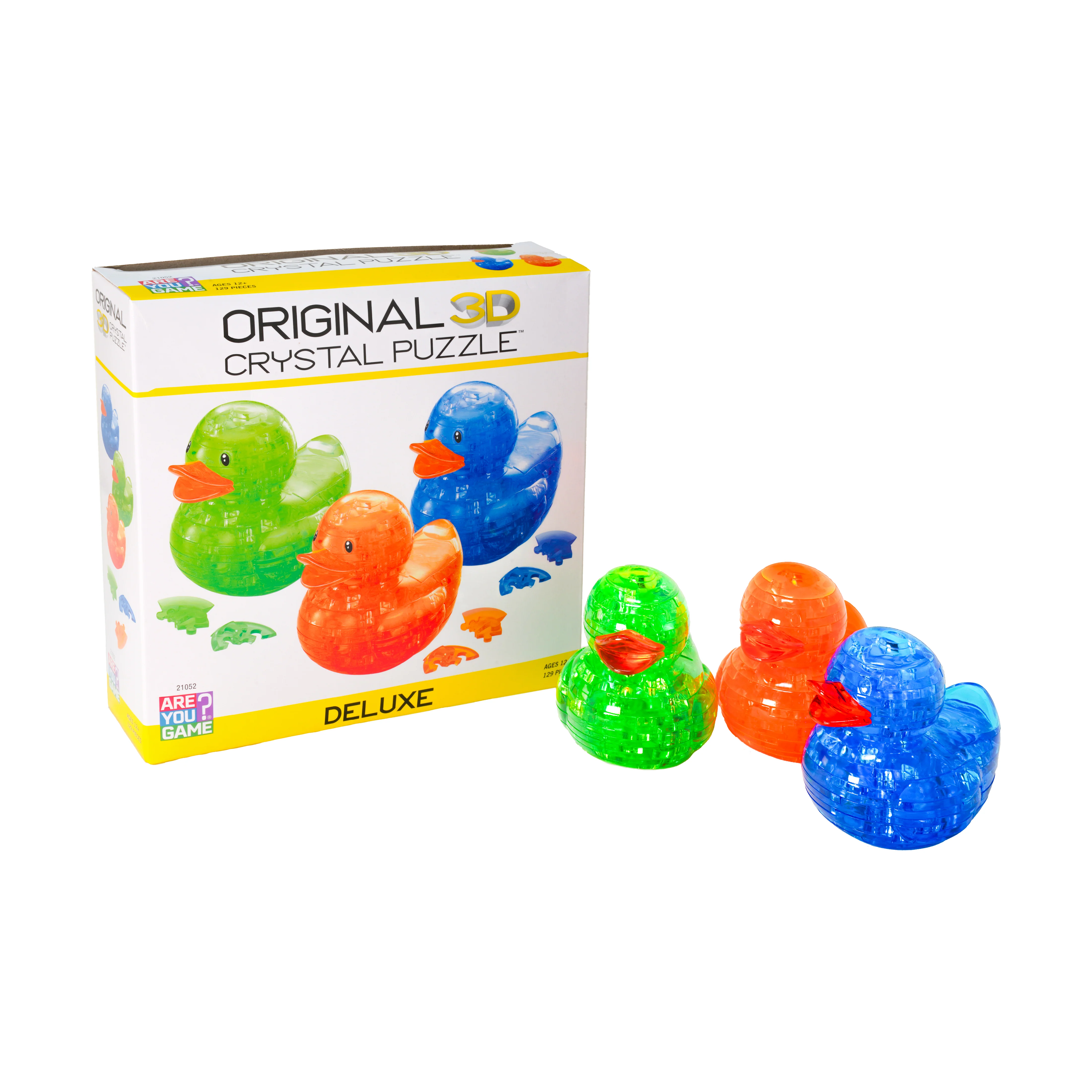 Neon Blast 3D Crystal Puzzle - Deluxe Rubber Ducks Trio - Image 5