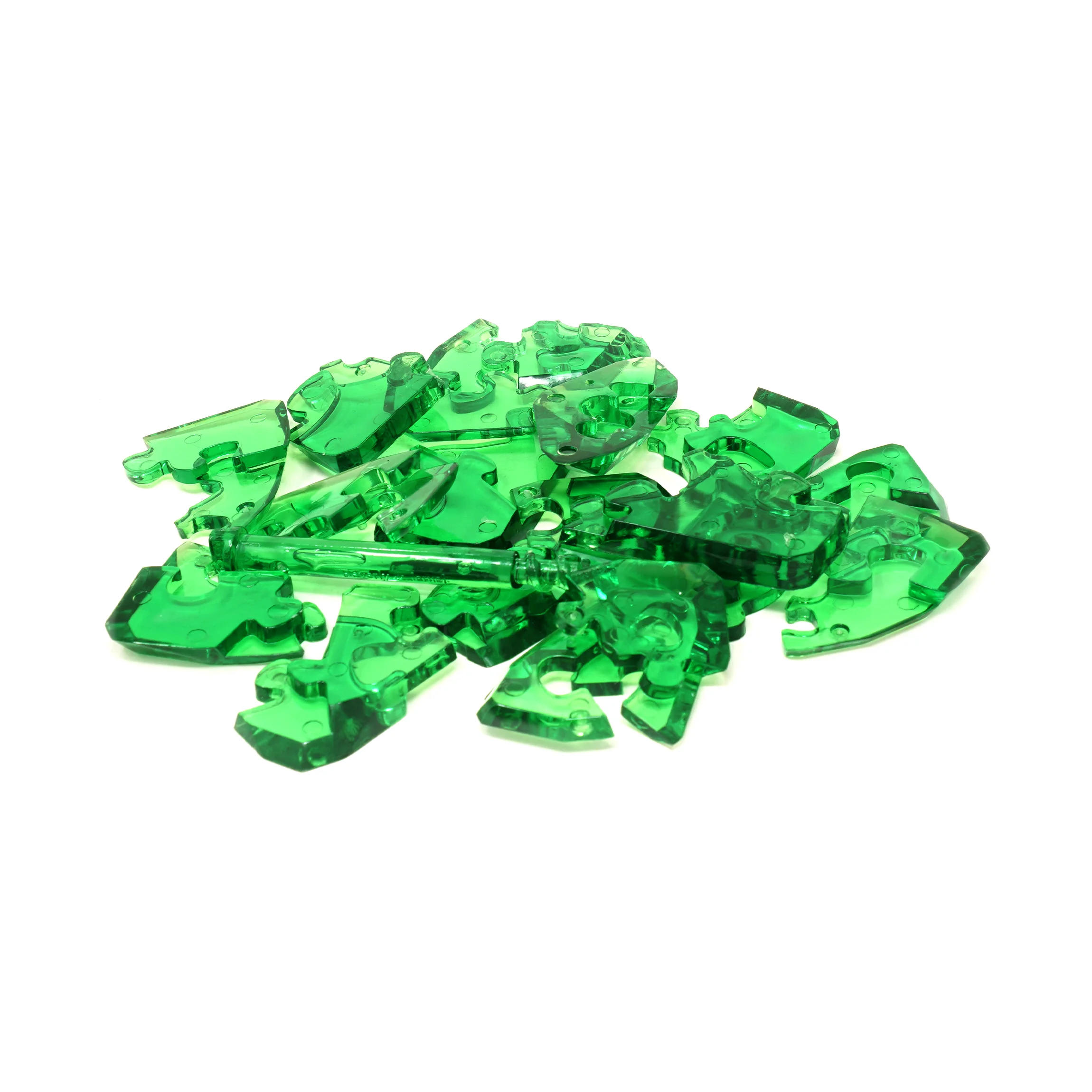 Enchanting Emerald 3D Crystal Puzzle - 43 Pieces Gem Edition - Image 5