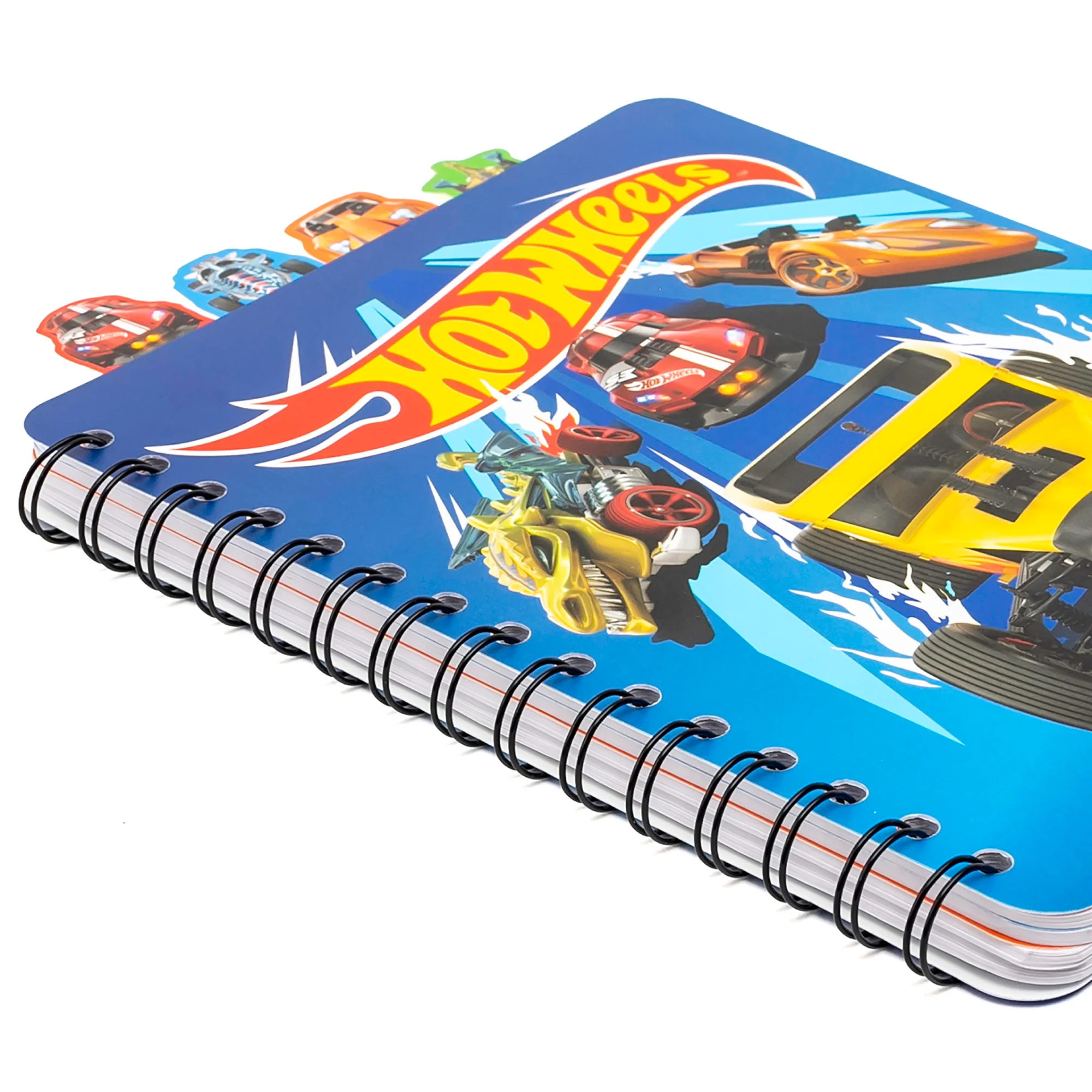 Hot Wheels 4-Tab Spiral Journal With 160 Dotted Pages - Image 5