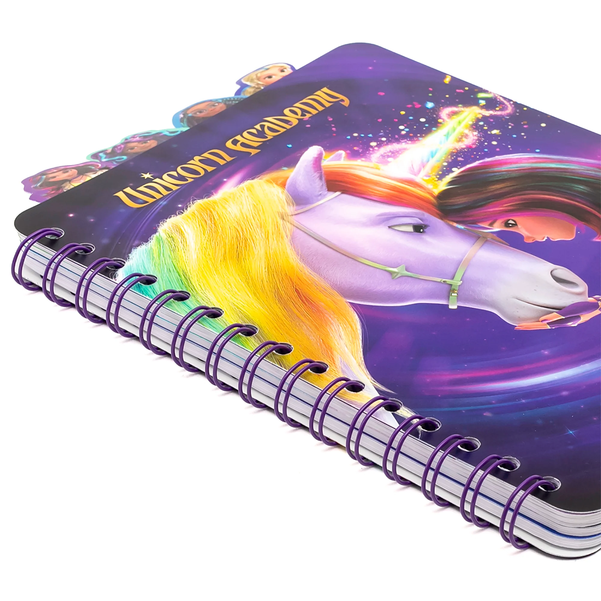 Inkology Unicorn Academy 4-Tab Spiral Journal - 160-Page Dotted Notebook - Image 5