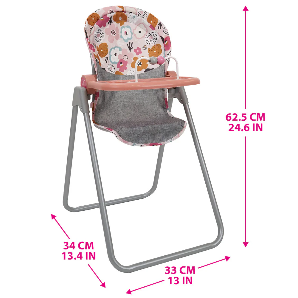 509 Crew - Melange Flora Foodie Doll Highchair Set, Ages 3+ - Image 2