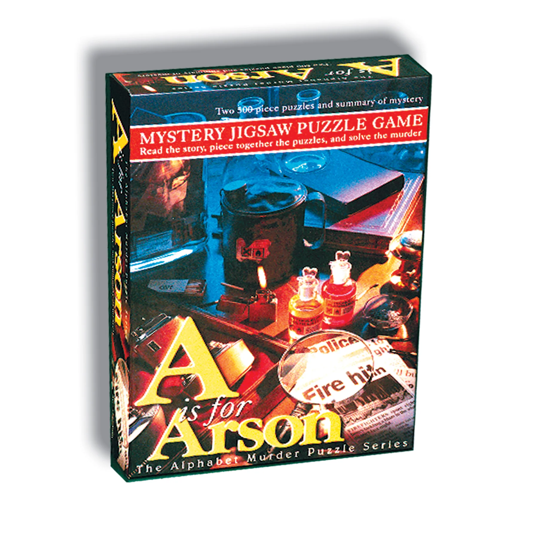 A is for Arson Murder Mystery Jigsaw Puzzle: 1000 Pieces - Image 2