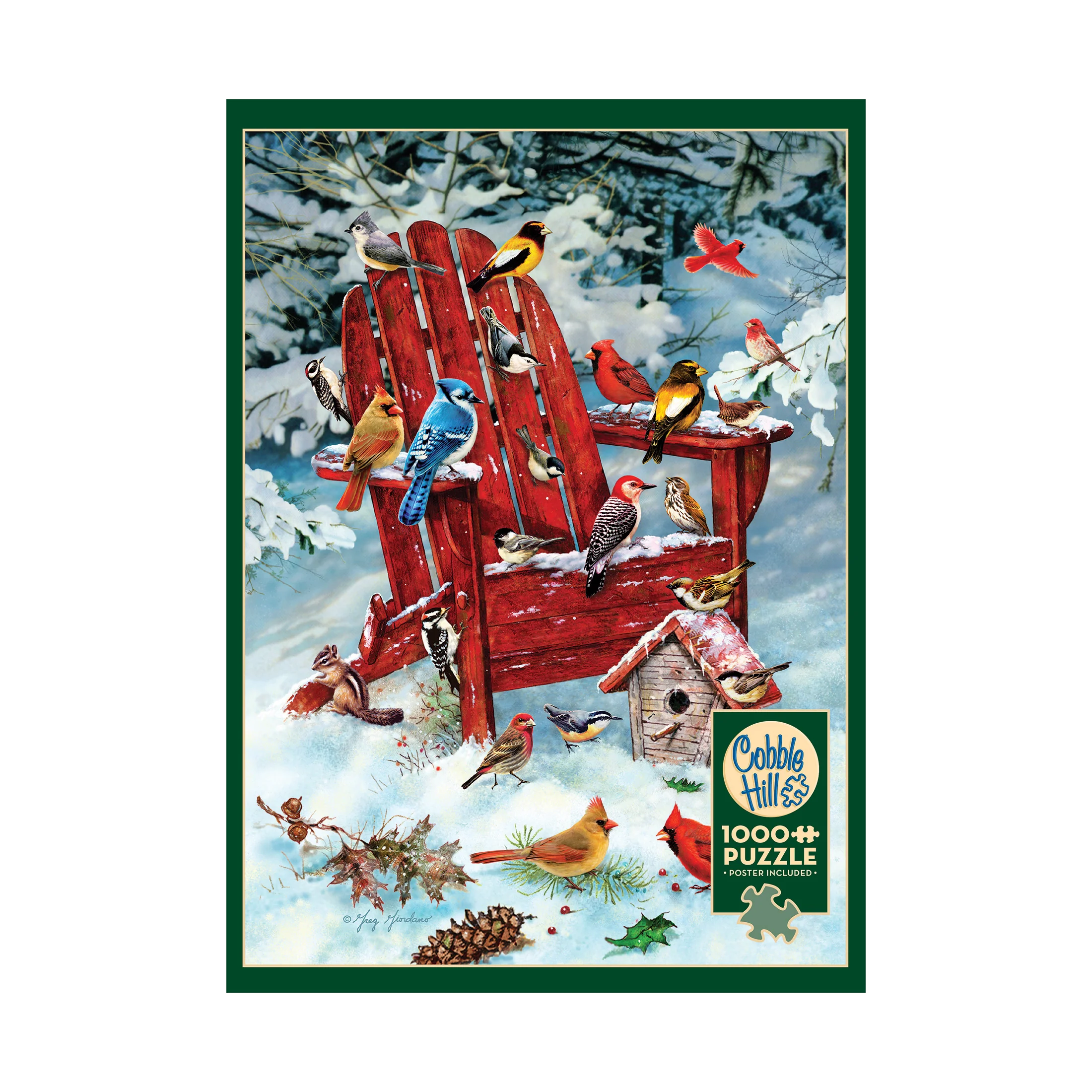 Cobble Hill Adirondack Birds Jigsaw Puzzle - 1000 pc - Image 2