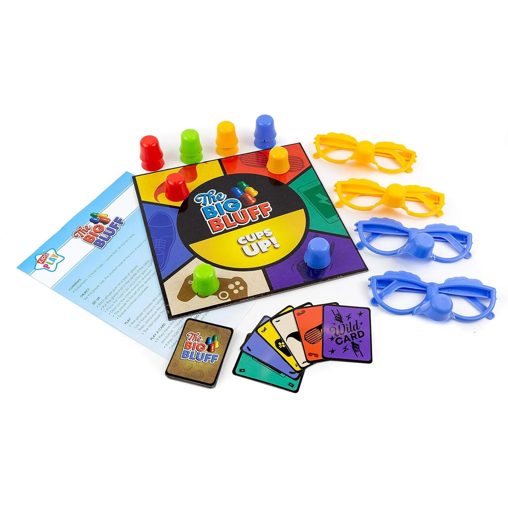 Anker Art The Big Bluff Family Nose Cup Game - 4 Player Set - Image 2