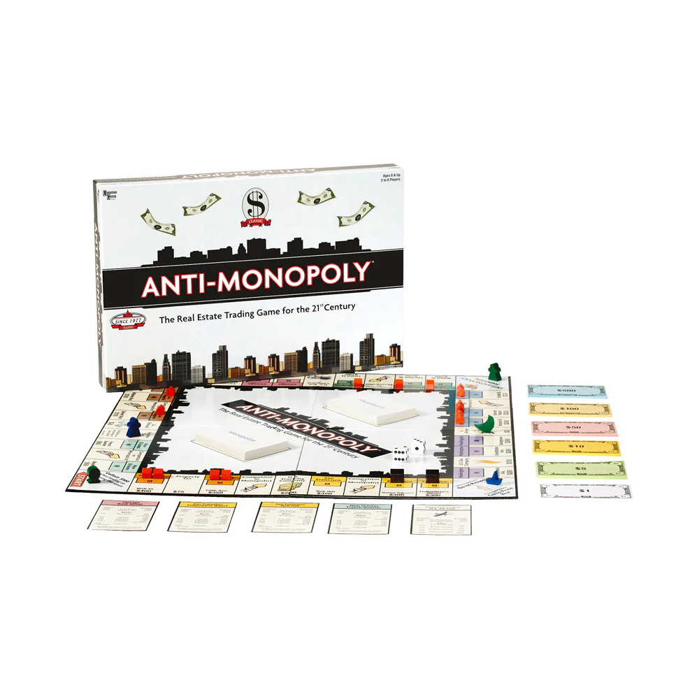 Anti-Monopoly Real Estate Strategy Board Game - Image 2
