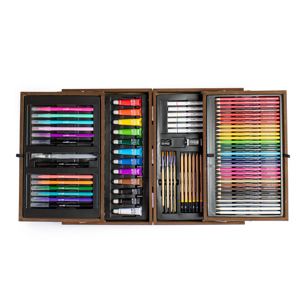 Art 101 Deluxe Multimedia Artist Set - 151-Piece Collection - Image 2