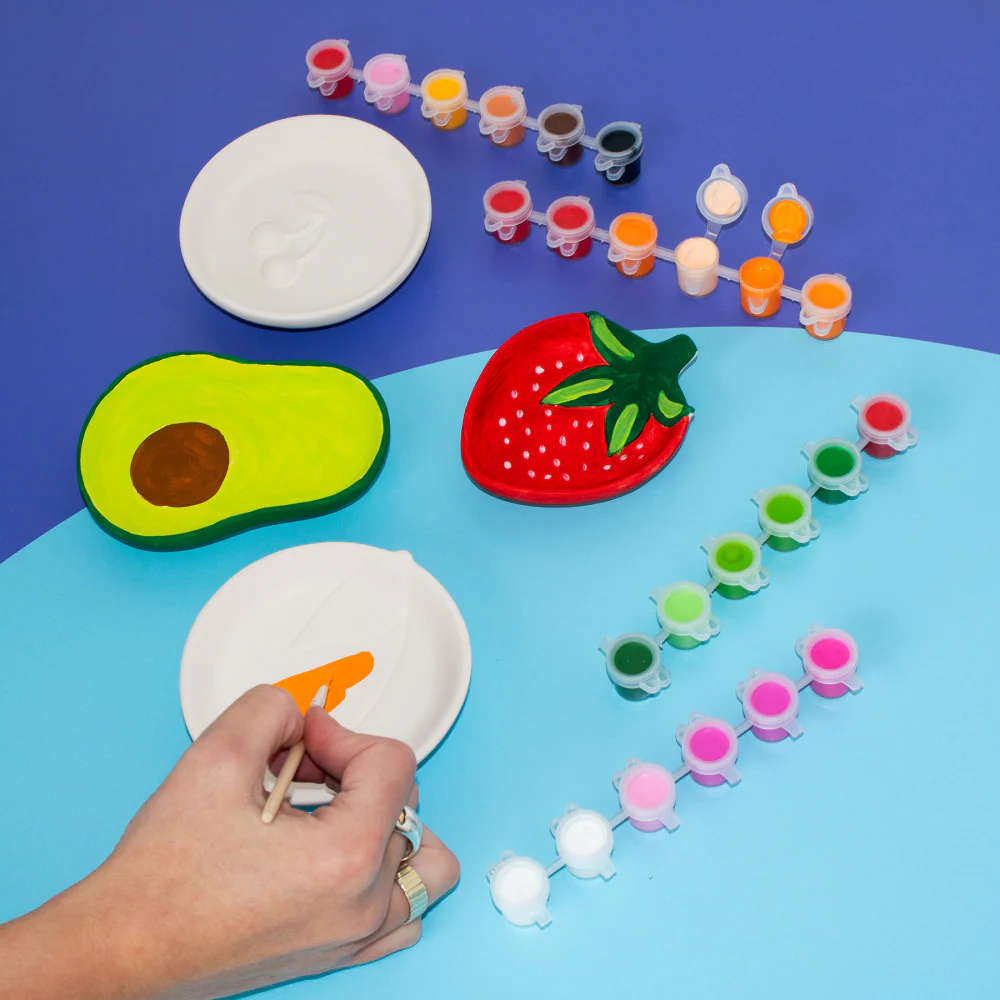 Art 101 DIY Ceramic Fruit Tray Painting Kit - Multicolor - Image 5