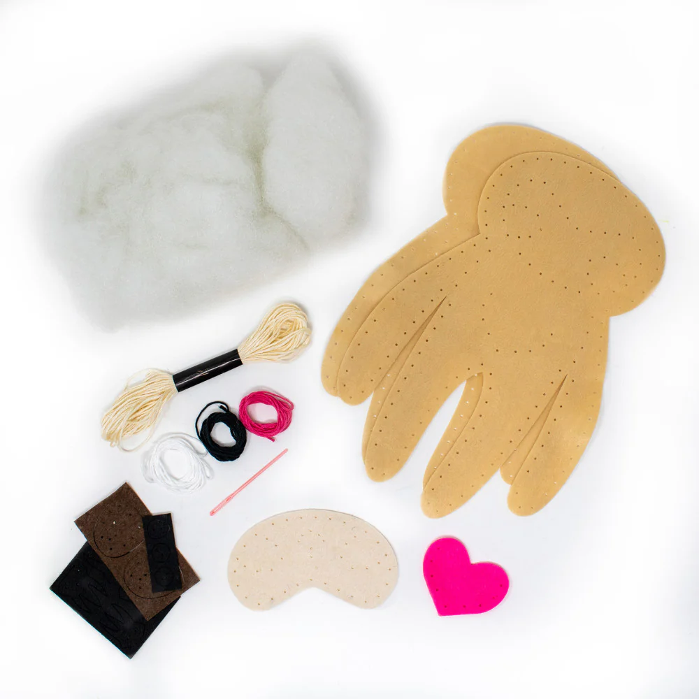 Art 101 DIY Sloth Sewing Kit - Create Your Own Stuffed Animal - Image 2