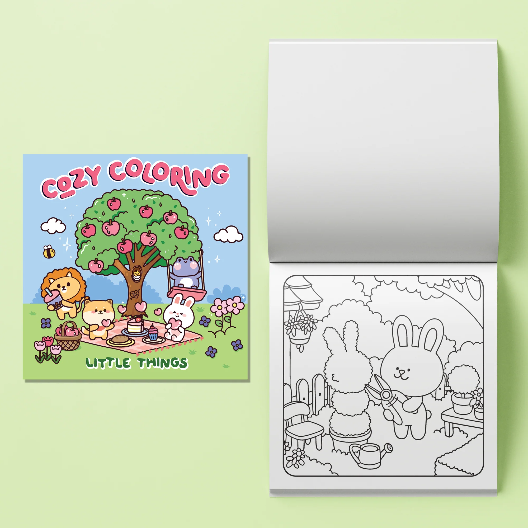 Art Maker Cozy Coloring Kit - 32 Illustrations With Markers And Paint Pen - Image 4