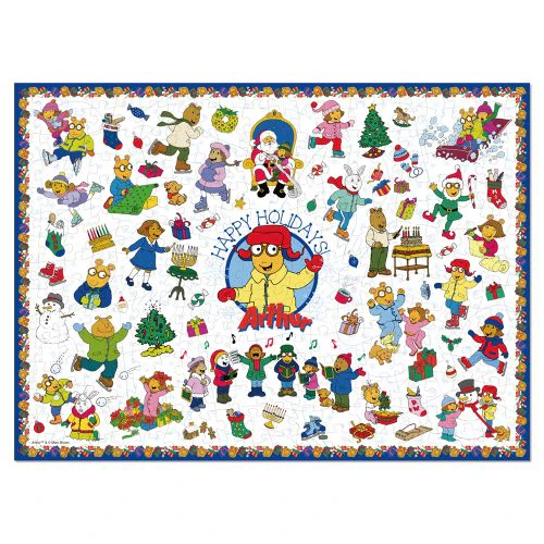 Arthur Happy Holidays Winter Fun Jigsaw Puzzle - 150 pc - Image 3
