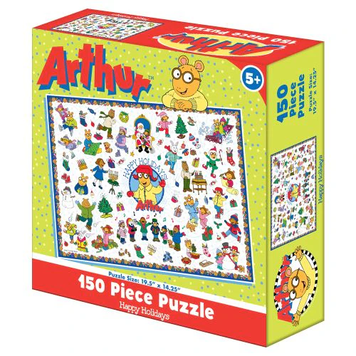 Arthur Happy Holidays Winter Fun Jigsaw Puzzle - 150 pc - Image 4