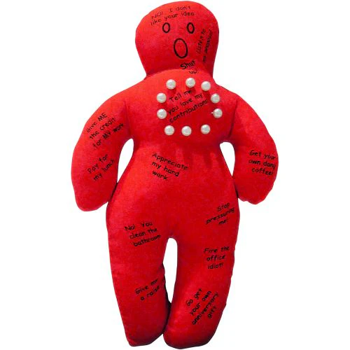 Bad Boss Voodoo Doll Stress-Relief Gag Gift - Image 3