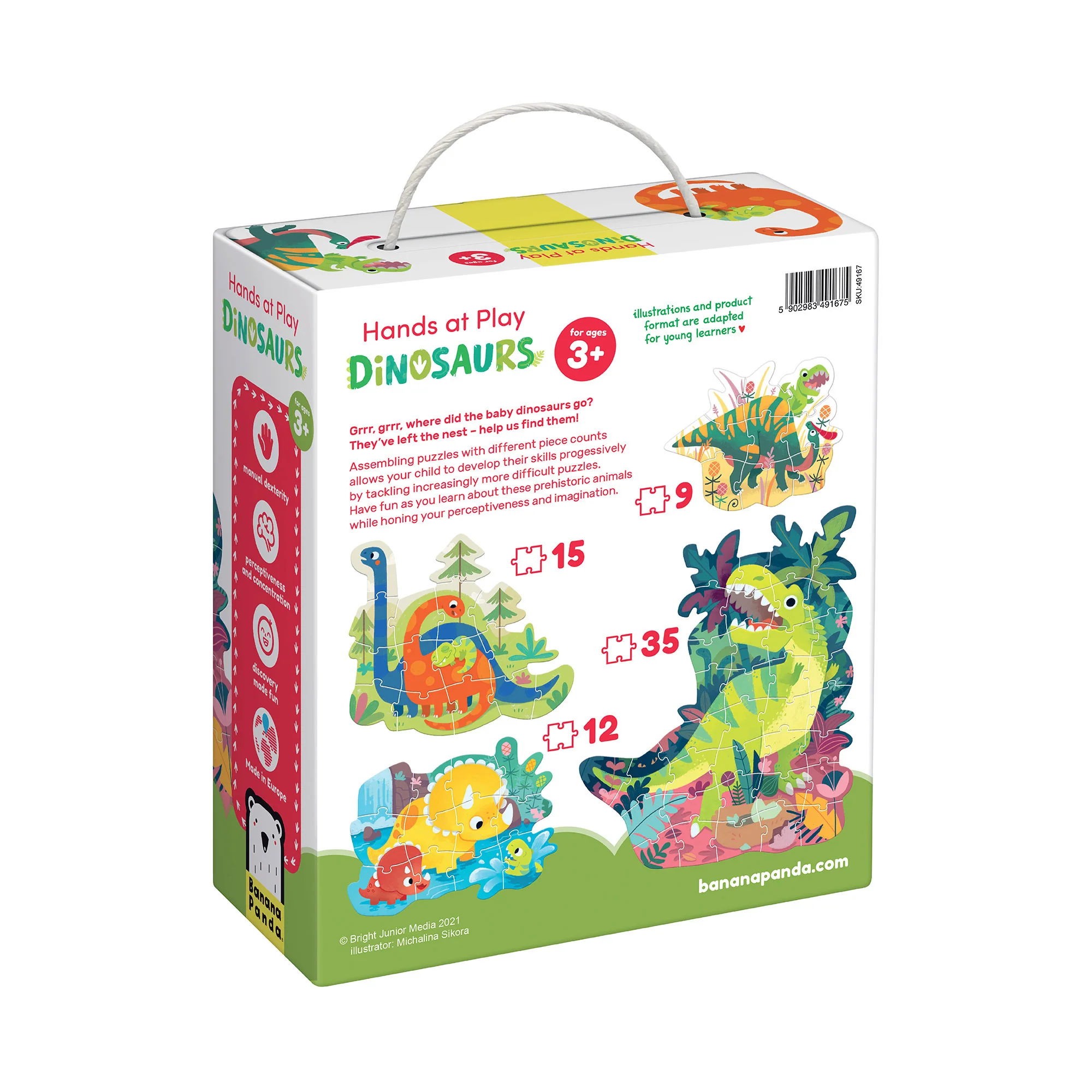 Ban  h  Dis t Dinosaurs Jigsaw Puzzle - 71 pc - Image 4