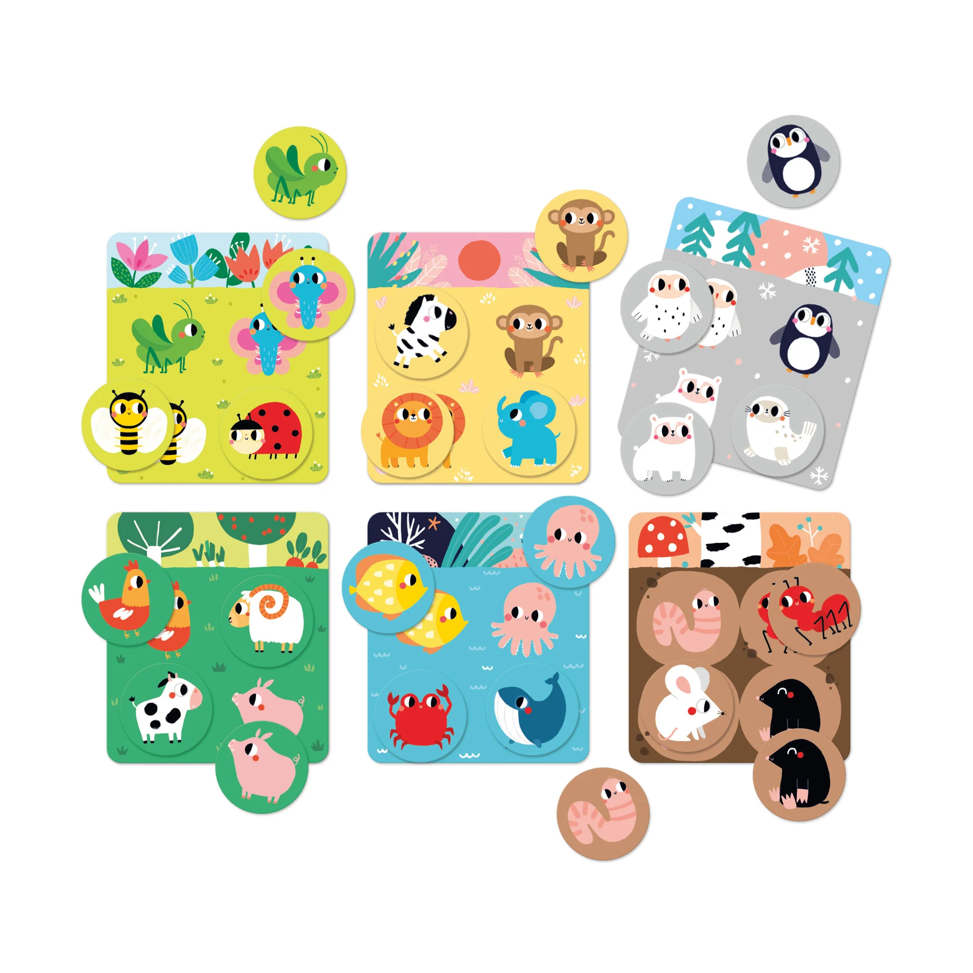 Banana Panda Let's Play Habitat Bingo - Animal Homes and Memory Skills - Image 3