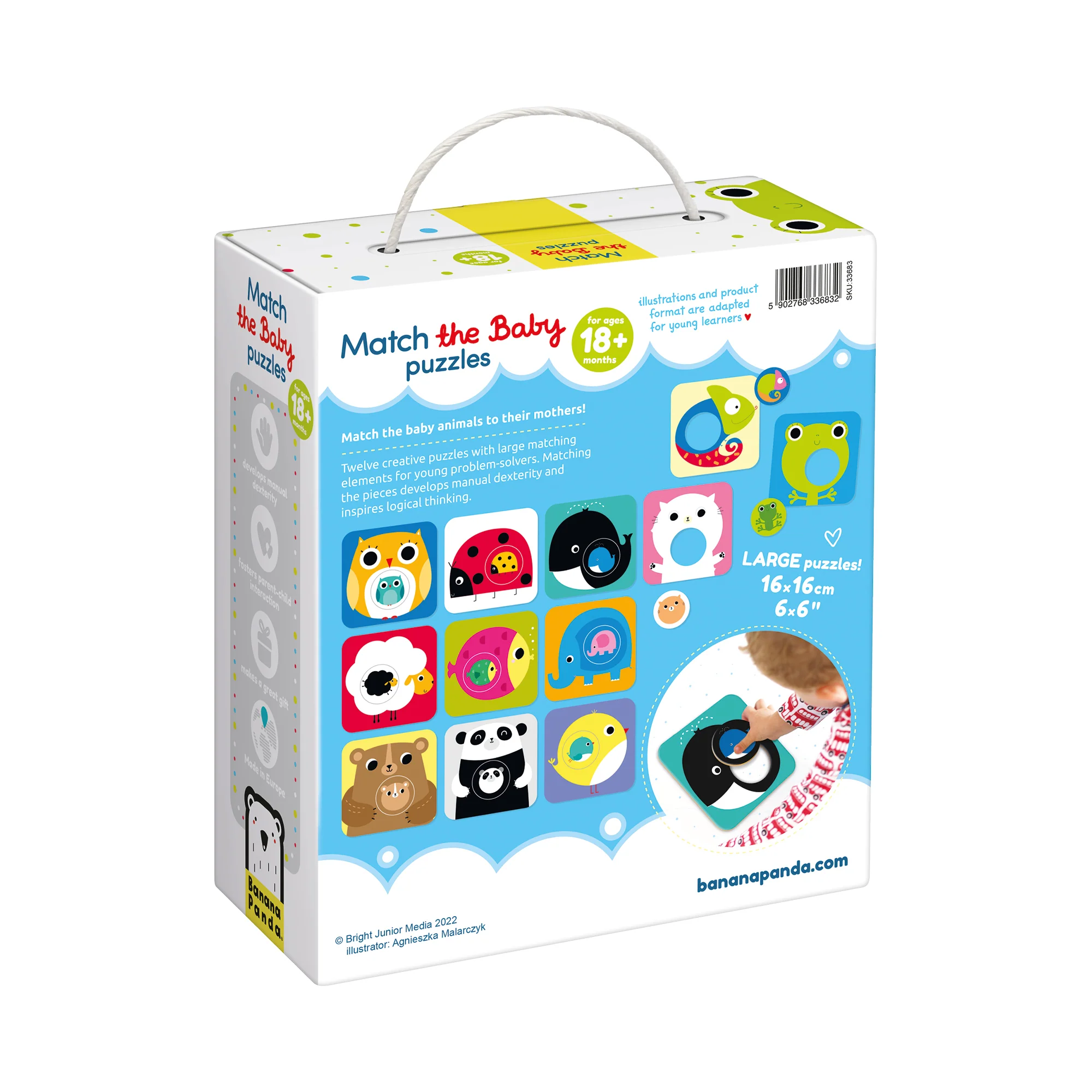 Banana Panda Match The Baby Puzzle Set – Learning Experience - Image 2