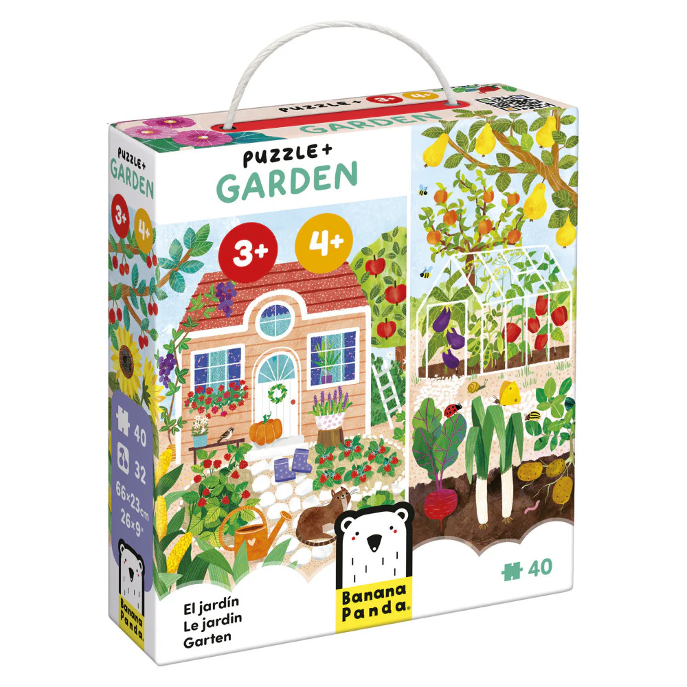 Banana Panda Garden Paradise 40 pc Puzzle - Educational Set