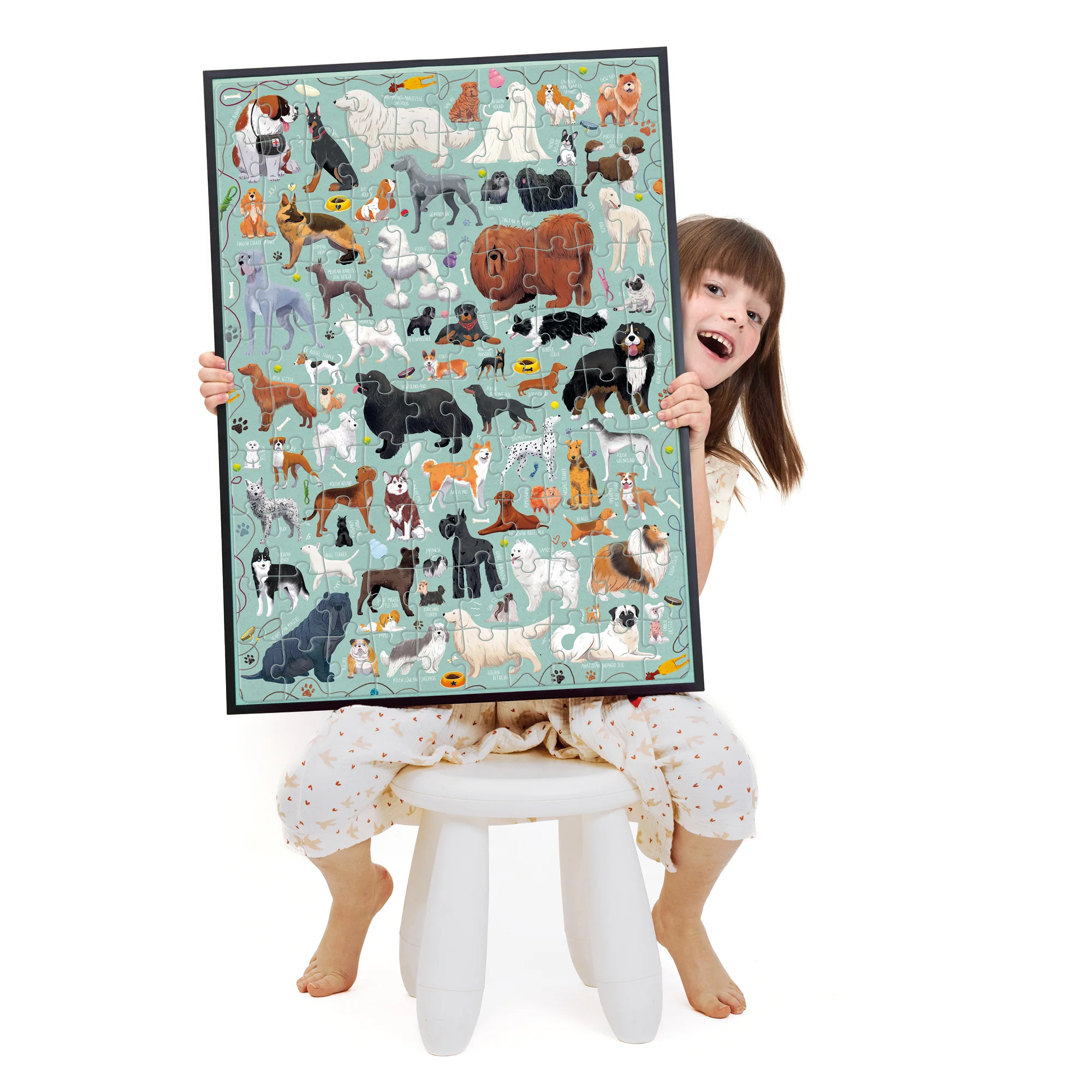 Banana Panda Puzzlove Dogs Jigsaw Puzzle - 100 pc - Image 6