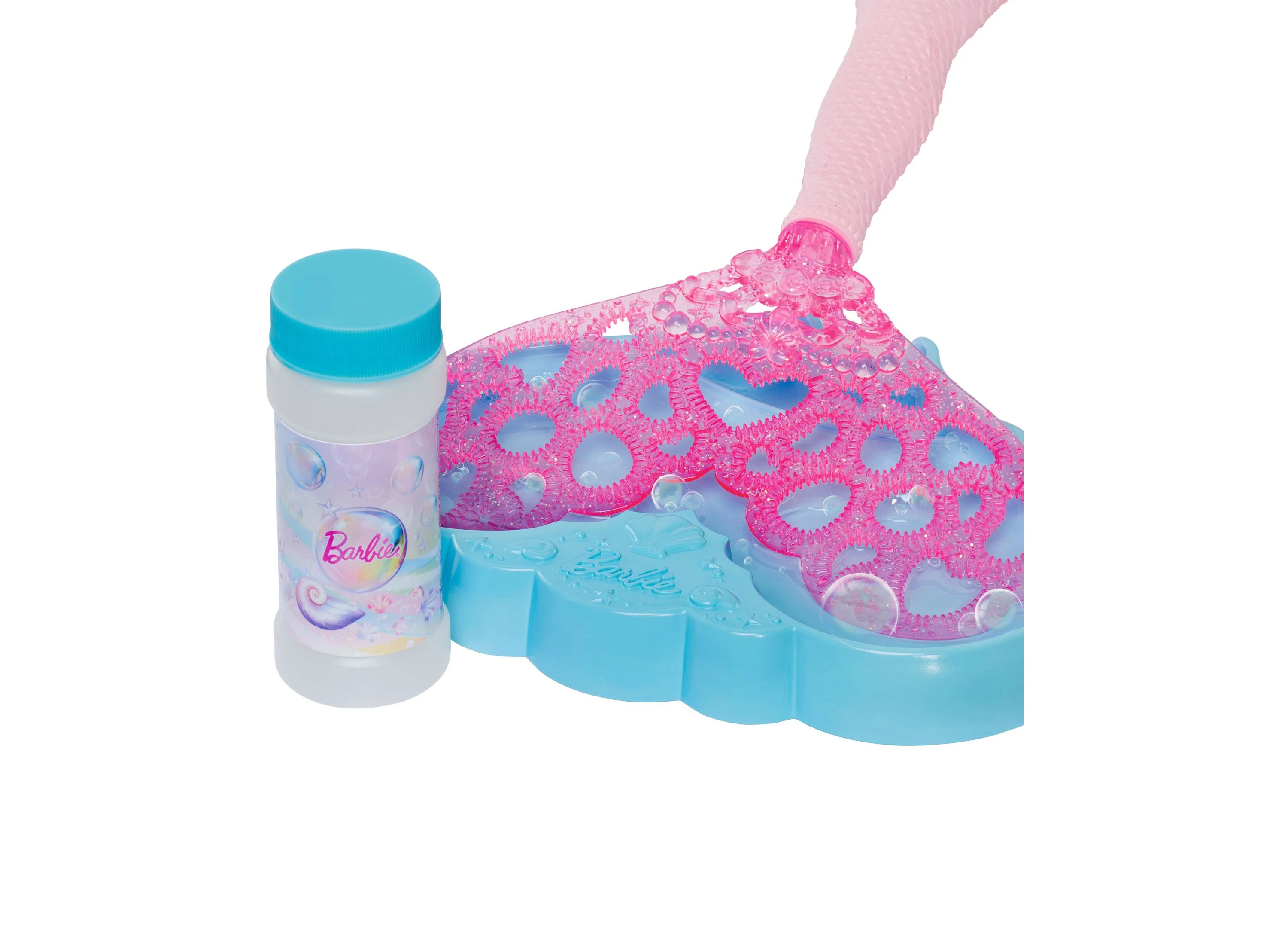 Barbie Bubble Sparkle Mermaid Doll with Bubble-Making Feature - Image 4