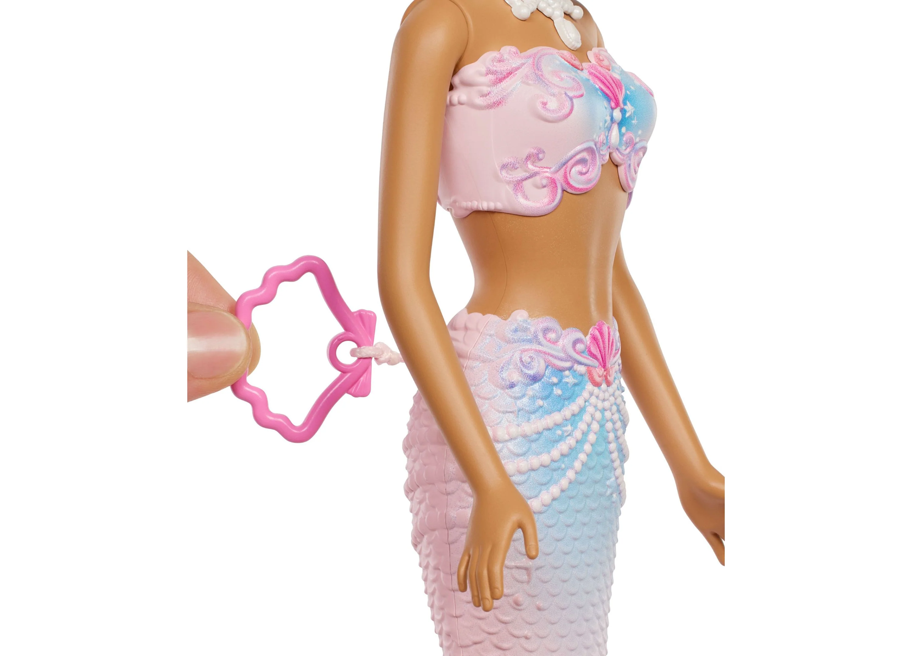 Barbie Bubble Sparkle Mermaid Doll with Bubble-Making Feature - Image 5