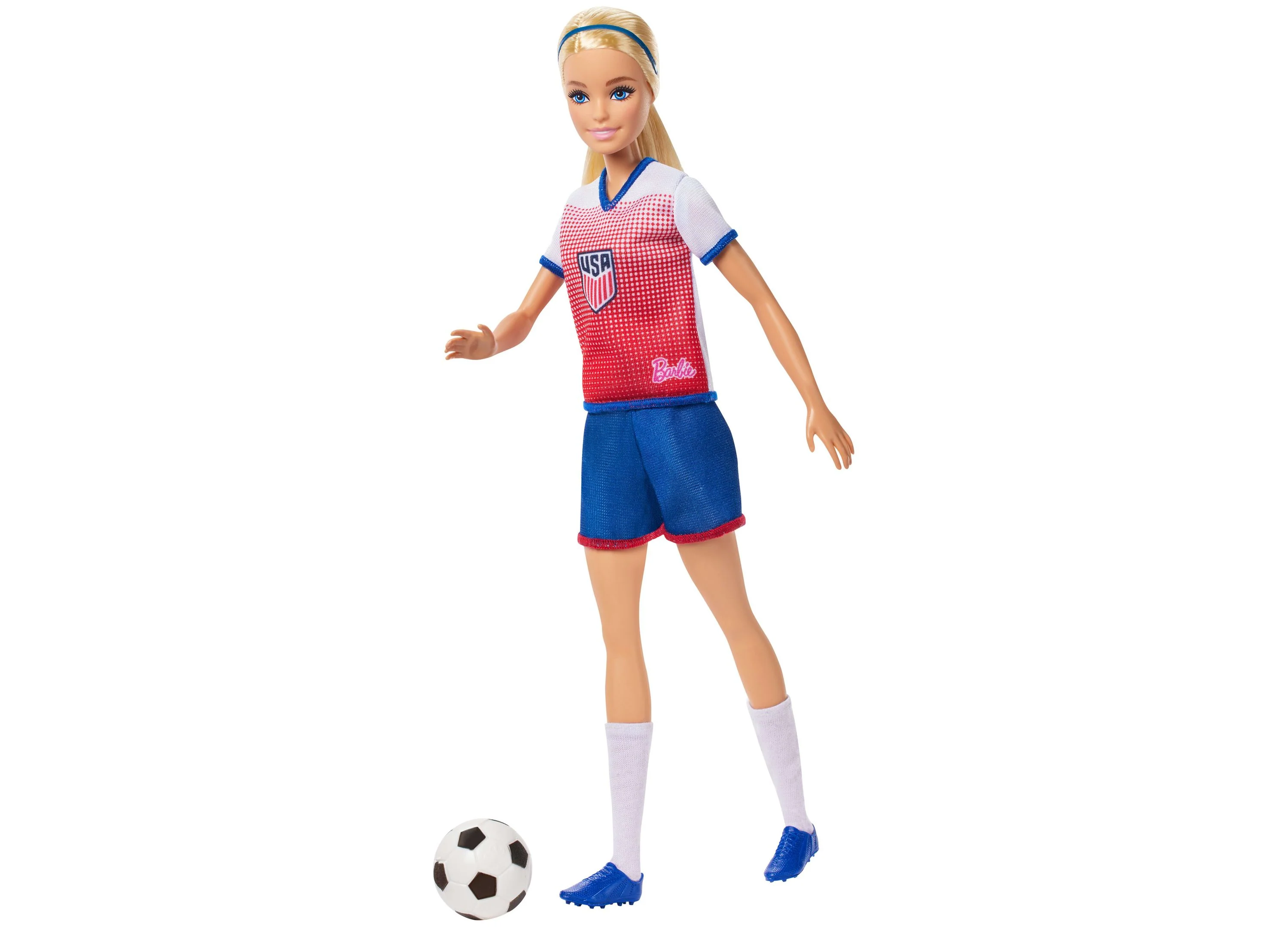 Barbie Careers USSF Soccer Doll With Uniform And Ball - Image 5