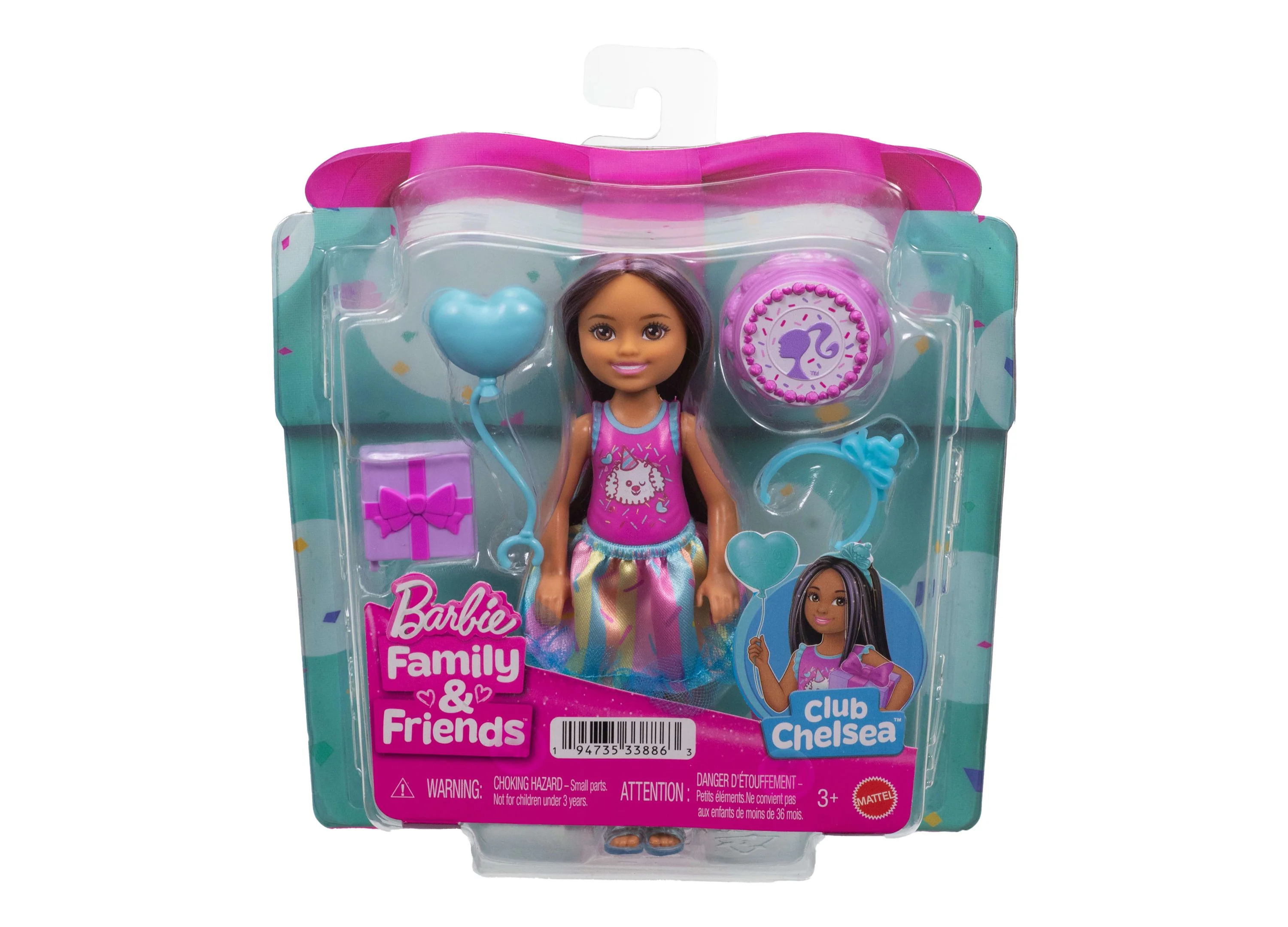 Barbie Club Chelsea Birthday-Themed Small Doll - Party Ready - Image 5