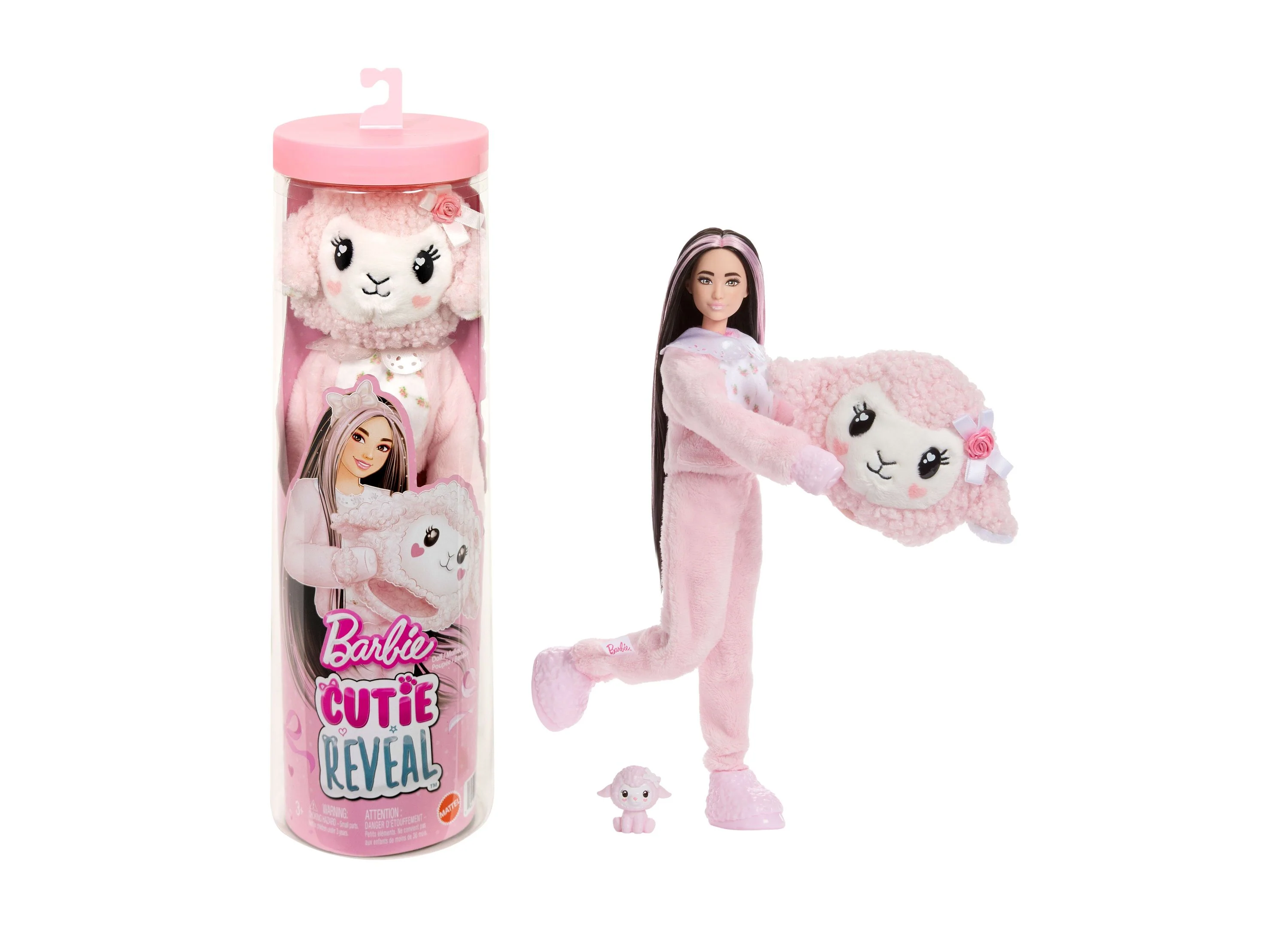 Barbie Cutie Reveal Cuddly Series Doll - Plush Animal Costumes