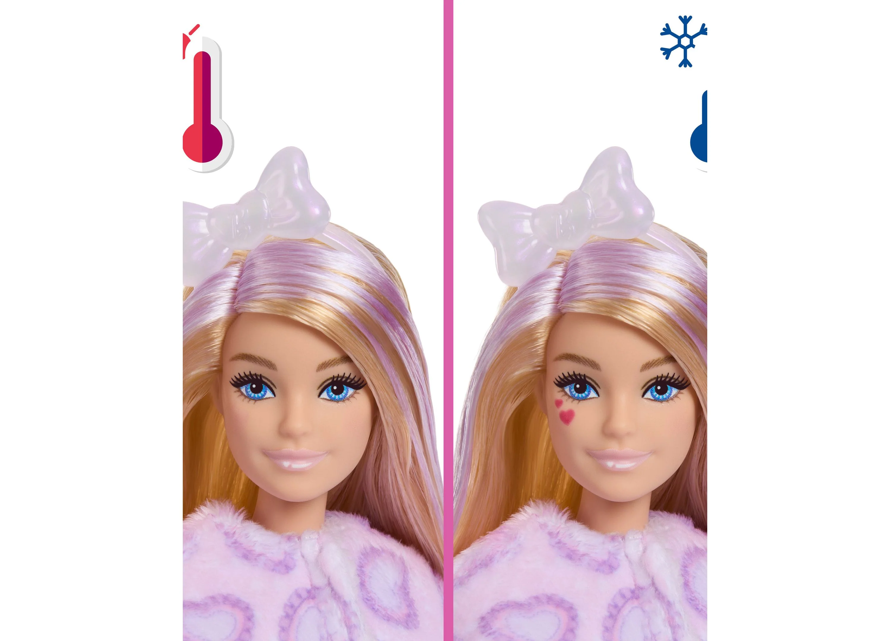 Barbie Cutie Reveal Cuddly Series Kitten Doll with Accessories - Image 3