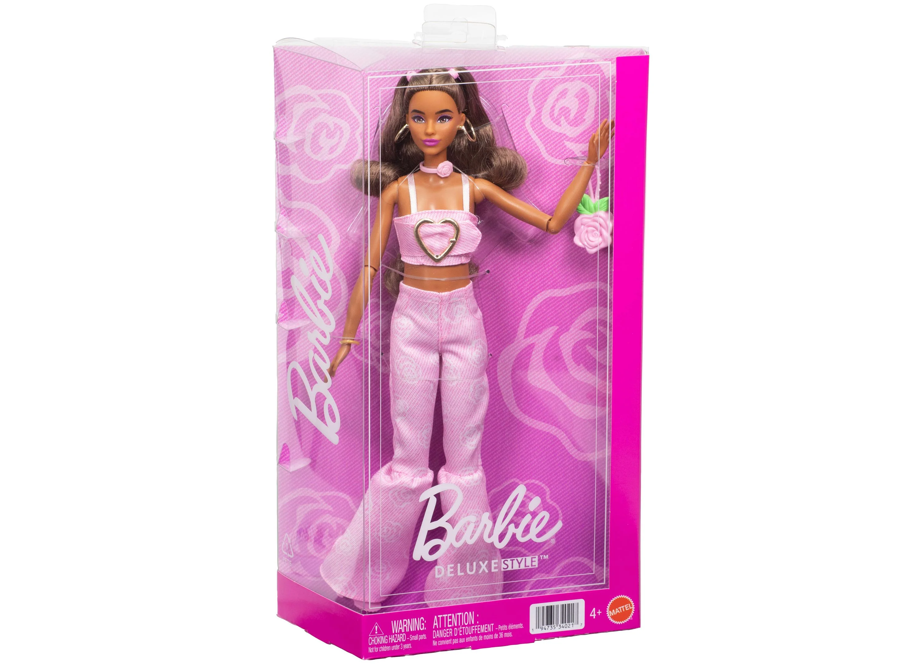 Barbie Deluxe Style Fashion Doll - Denim Crop Top - Image 6