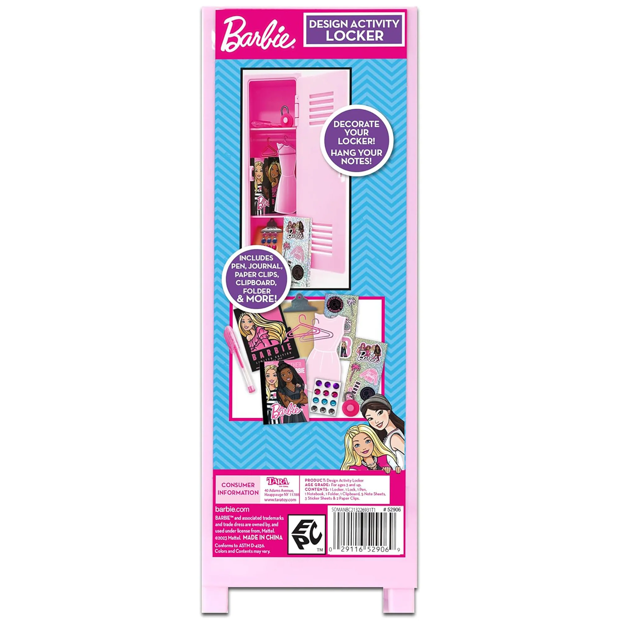 Barbie Design Activity Locker 7-Piece Craft Set - Image 2