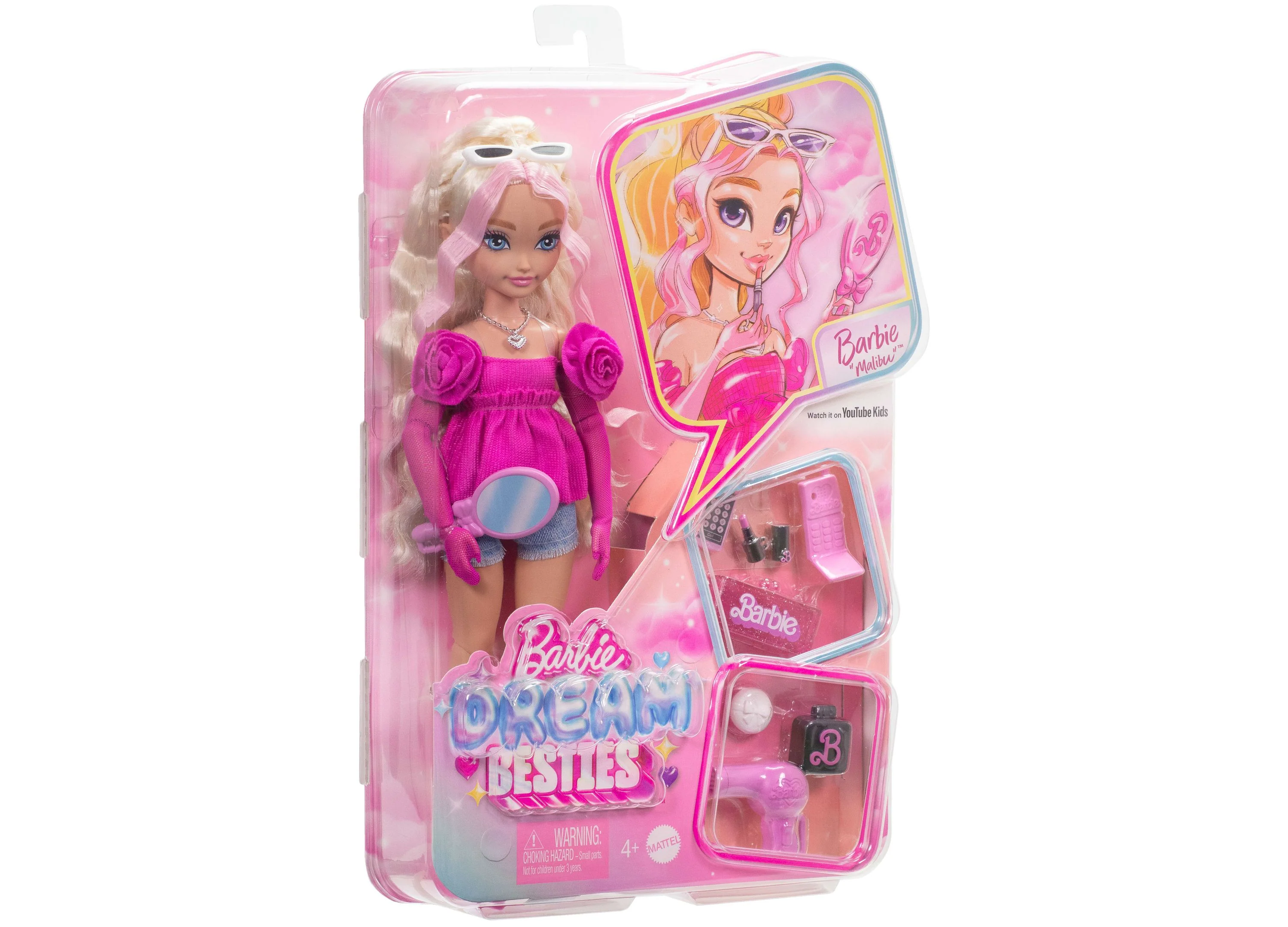 Barbie Dream Besties - Malibu Fashion Doll with Accessories - Image 5