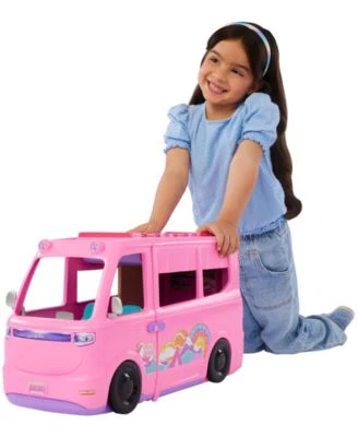 Barbie Dream Camper Playset with Roof Tent BBQ Grill - Image 5