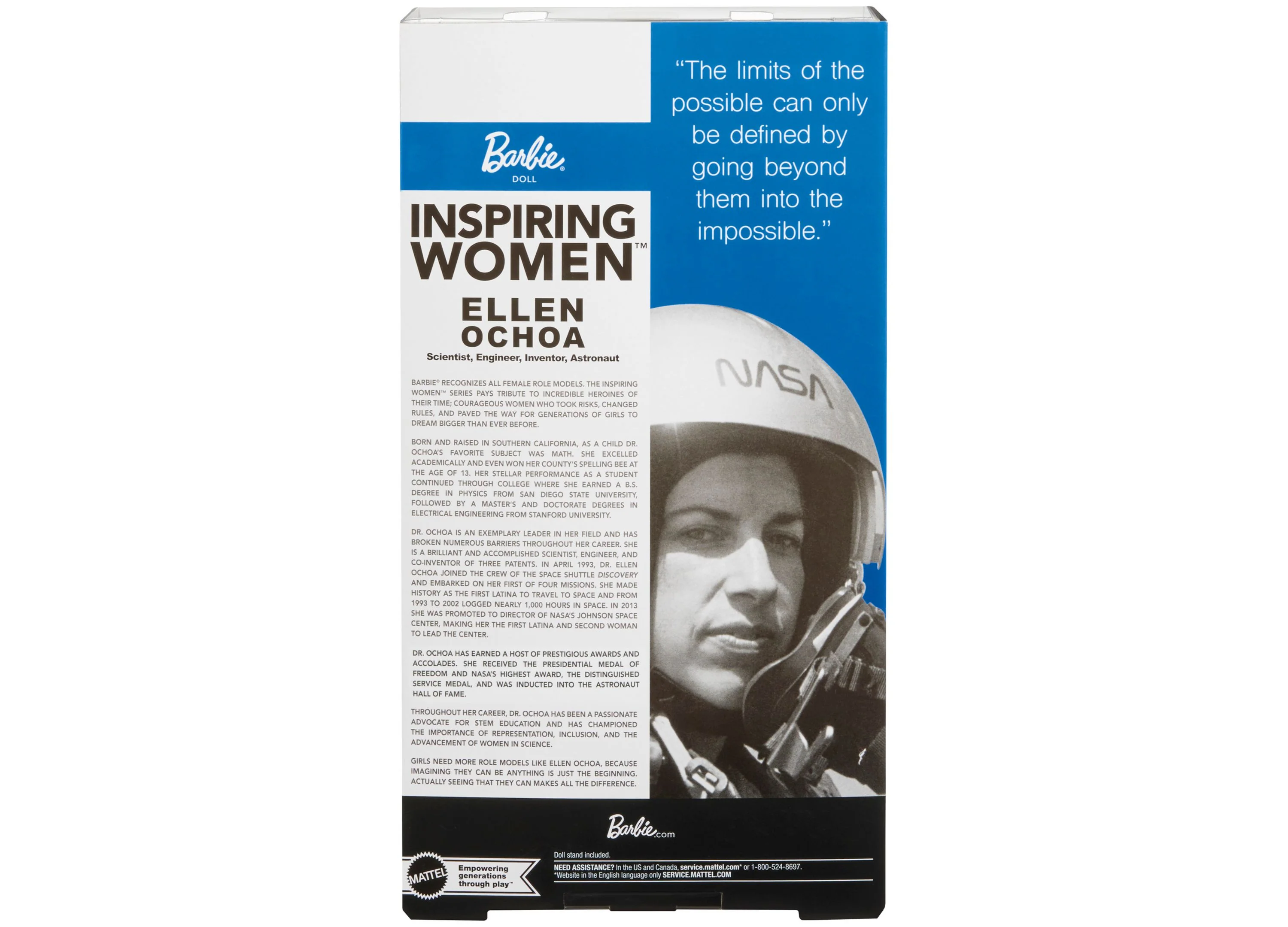 Barbie Inspiring Women Series - Ellen Ochoa Space Adventure Doll - Image 6