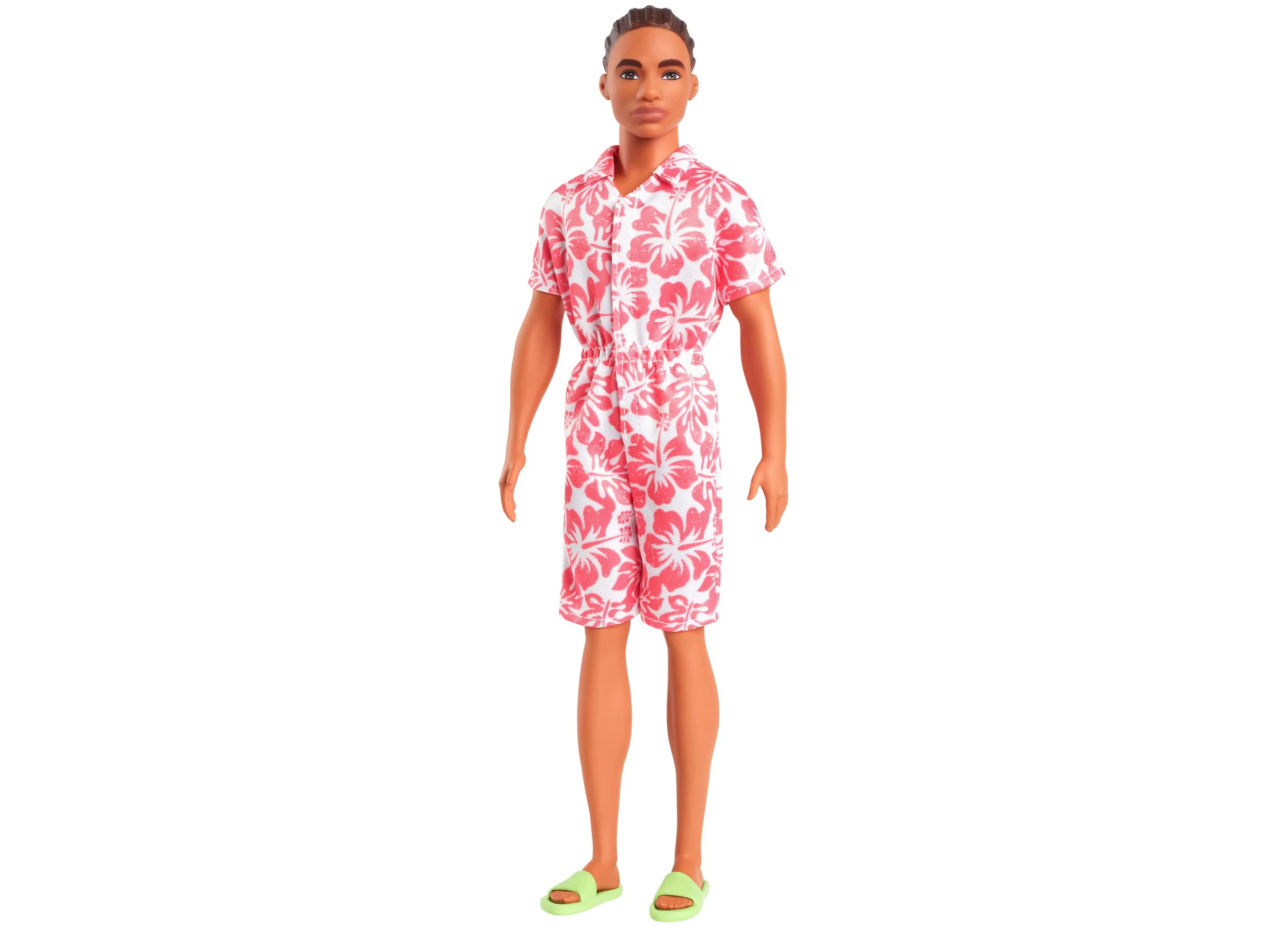 Barbie Fashionistas Ken Doll - Black Hair with Trendy Heart Shirt