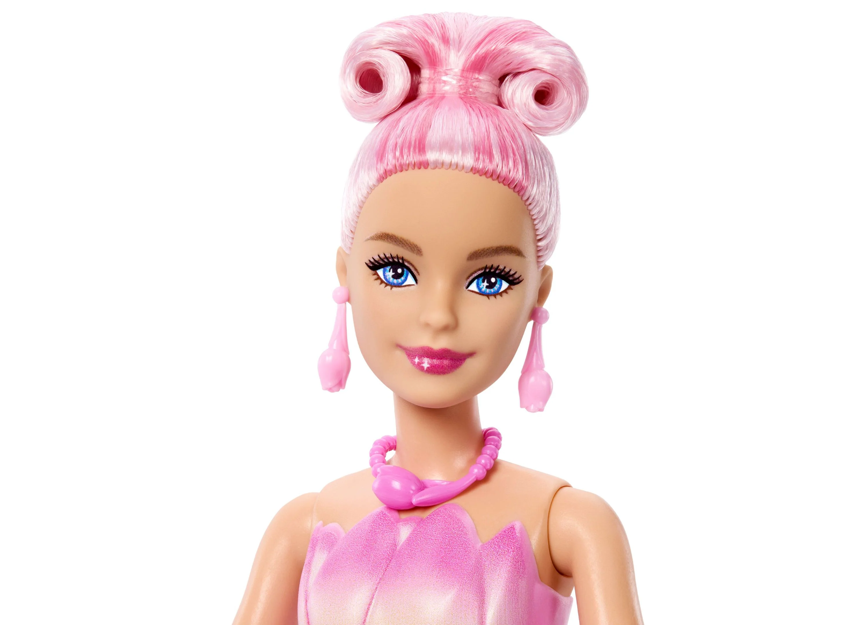 Barbie Petal Pop Scented Fashion Doll with Tulip Dress and Accessories - Image 4