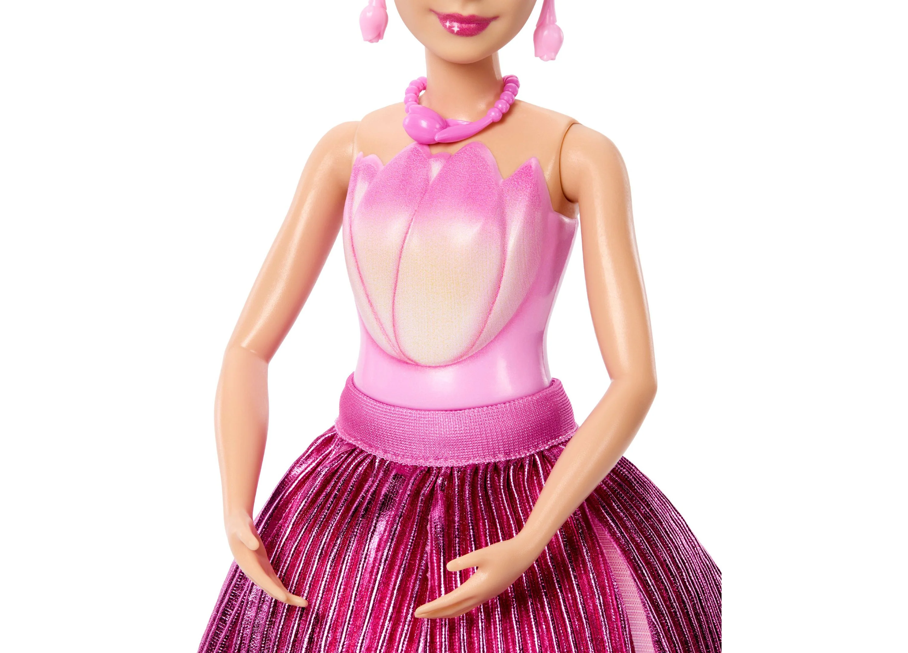 Barbie Petal Pop Scented Fashion Doll with Tulip Dress and Accessories - Image 6