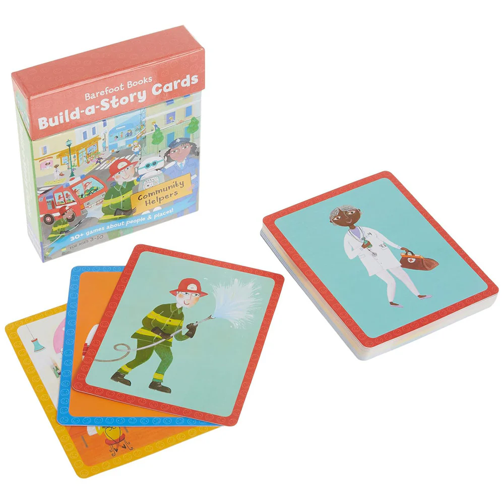 Barefoot Books 36-Piece Build-a-Story Cards: Community Helpers Set - Image 4
