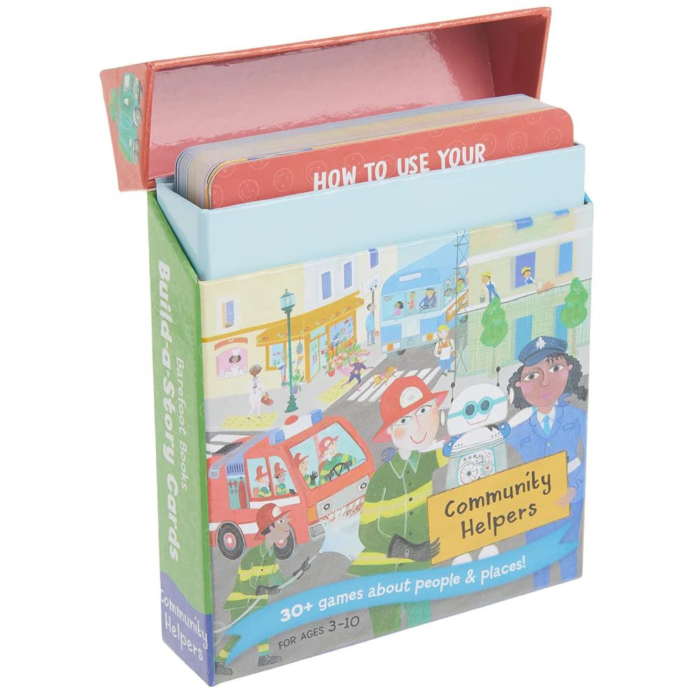 Barefoot Books 36-Piece Build-a-Story Cards: Community Helpers Set - Image 5