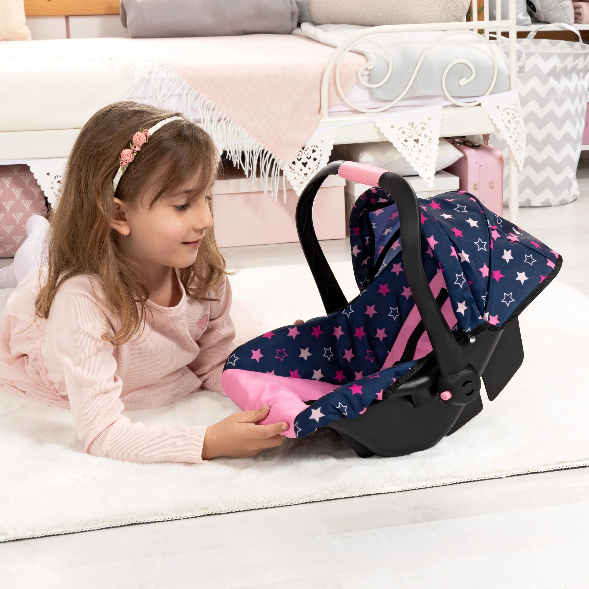 Bayer Design Deluxe Doll Car Seat – Travel Transforms Any Adventure! - Image 4