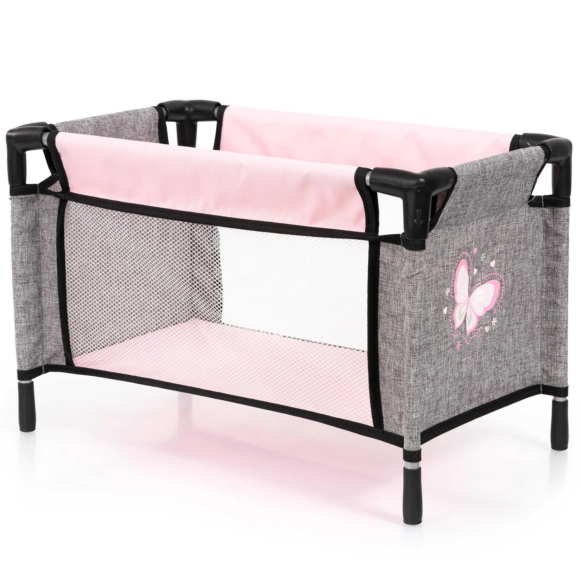 Bayer Design 9-In-1 Doll Travel Bed Set With Highchair And Accessories - Image 4