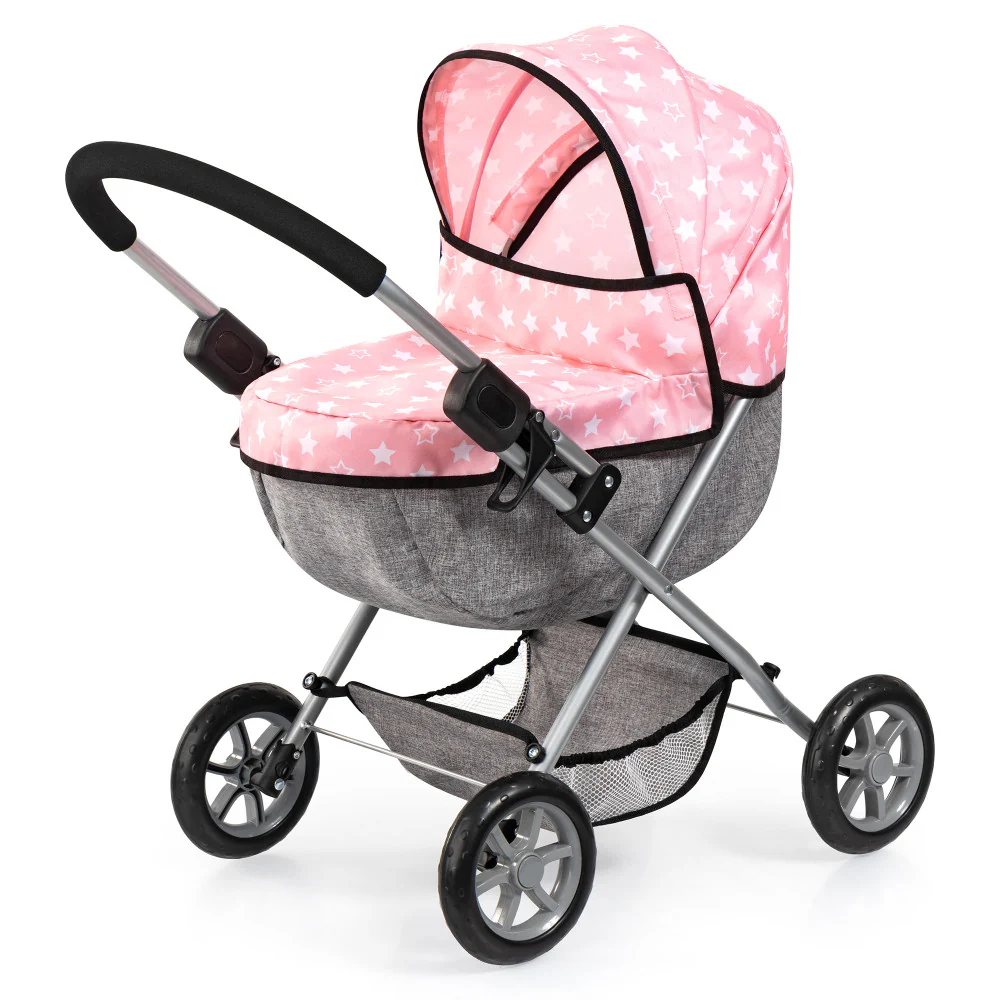 Bayer Design Cozy Dolls Playset - Pink, Grey, Stars - Image 2