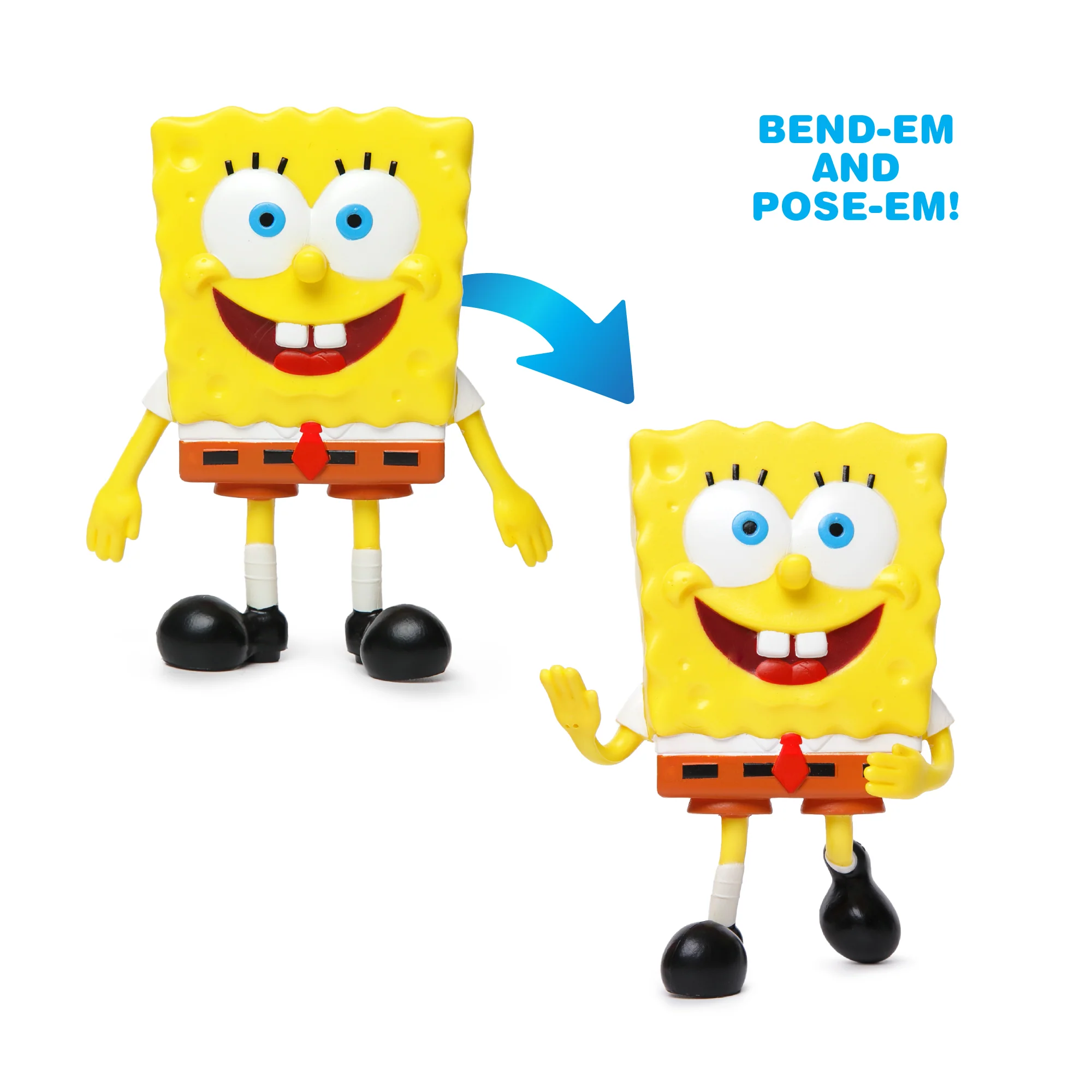 Nickelodeon SpongeBob SquarePants Bendable Figure Toy - Image 3