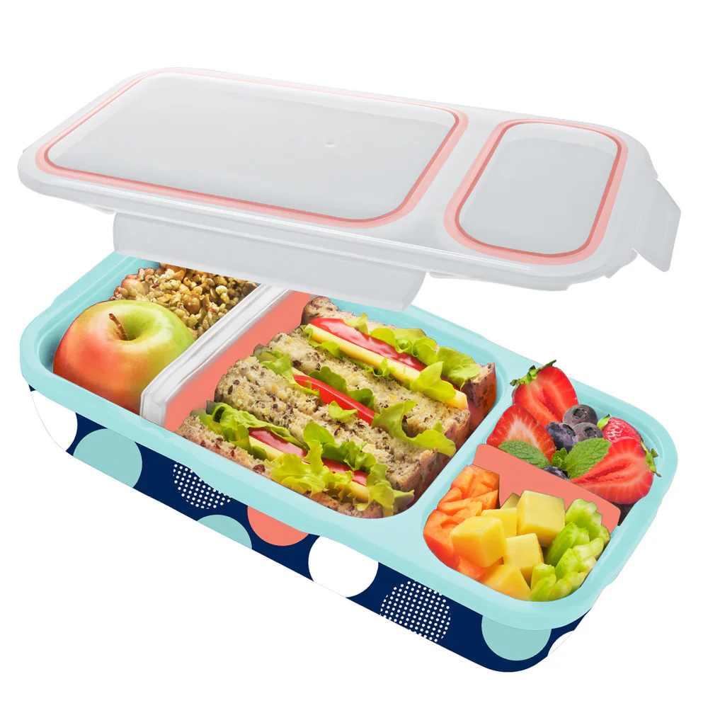Smash Bento Switch-Up Lunch Box with Leakproof Stainless Steel Bottle - Misty - Image 3