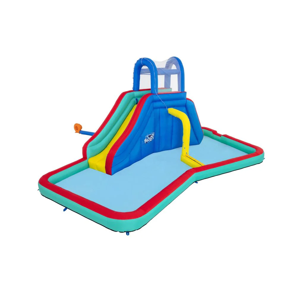 Bestway H2OGO! Waterfall Waves Mega Inflatable Water Park with Slide and Pool - Image 2