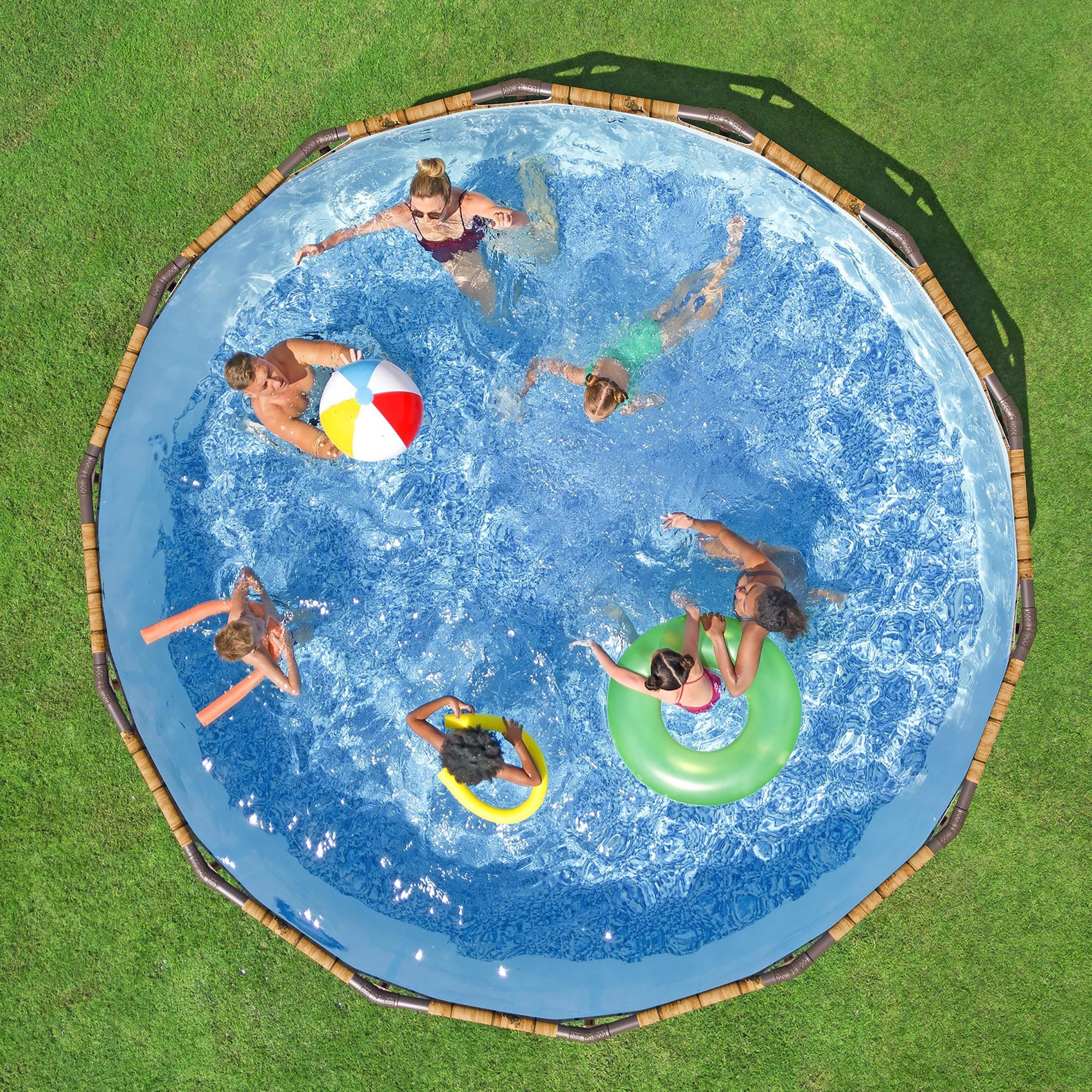 Bestway Steel Pro MAX Splashview Round Swimming Pool Set - 14' x 42" - Image 3
