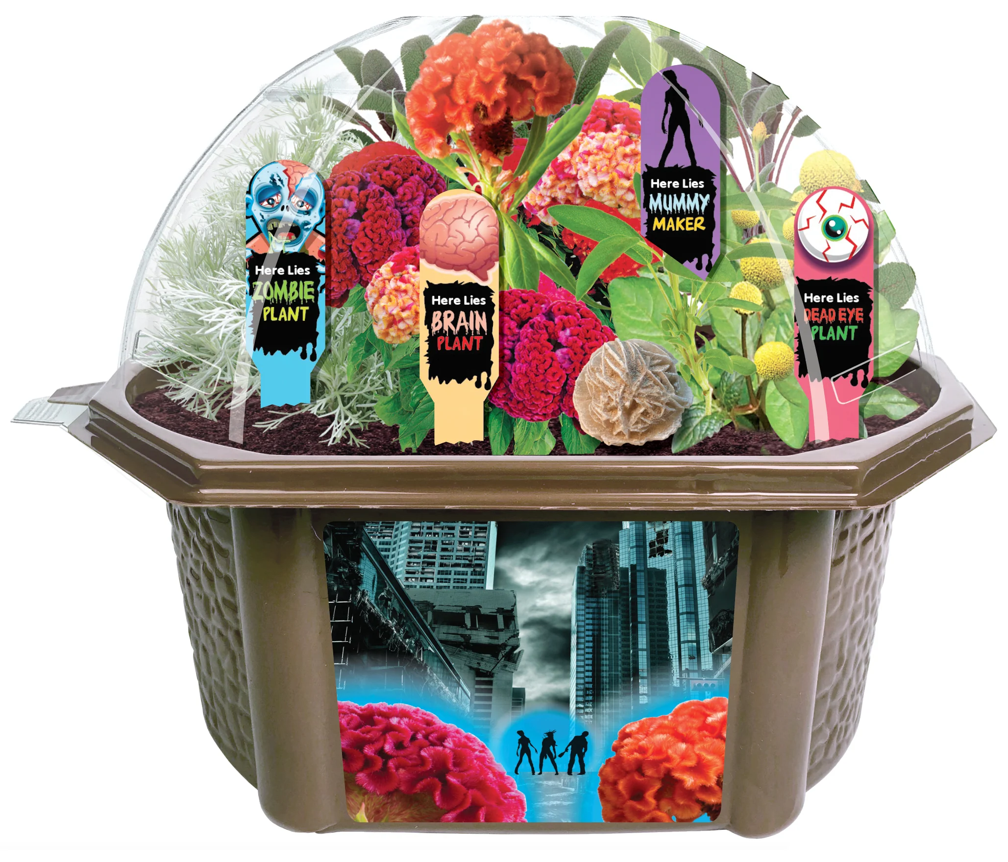 Toys By Nature Zombie Apocalypse Biosphere Terrarium Kit – House of Horrors