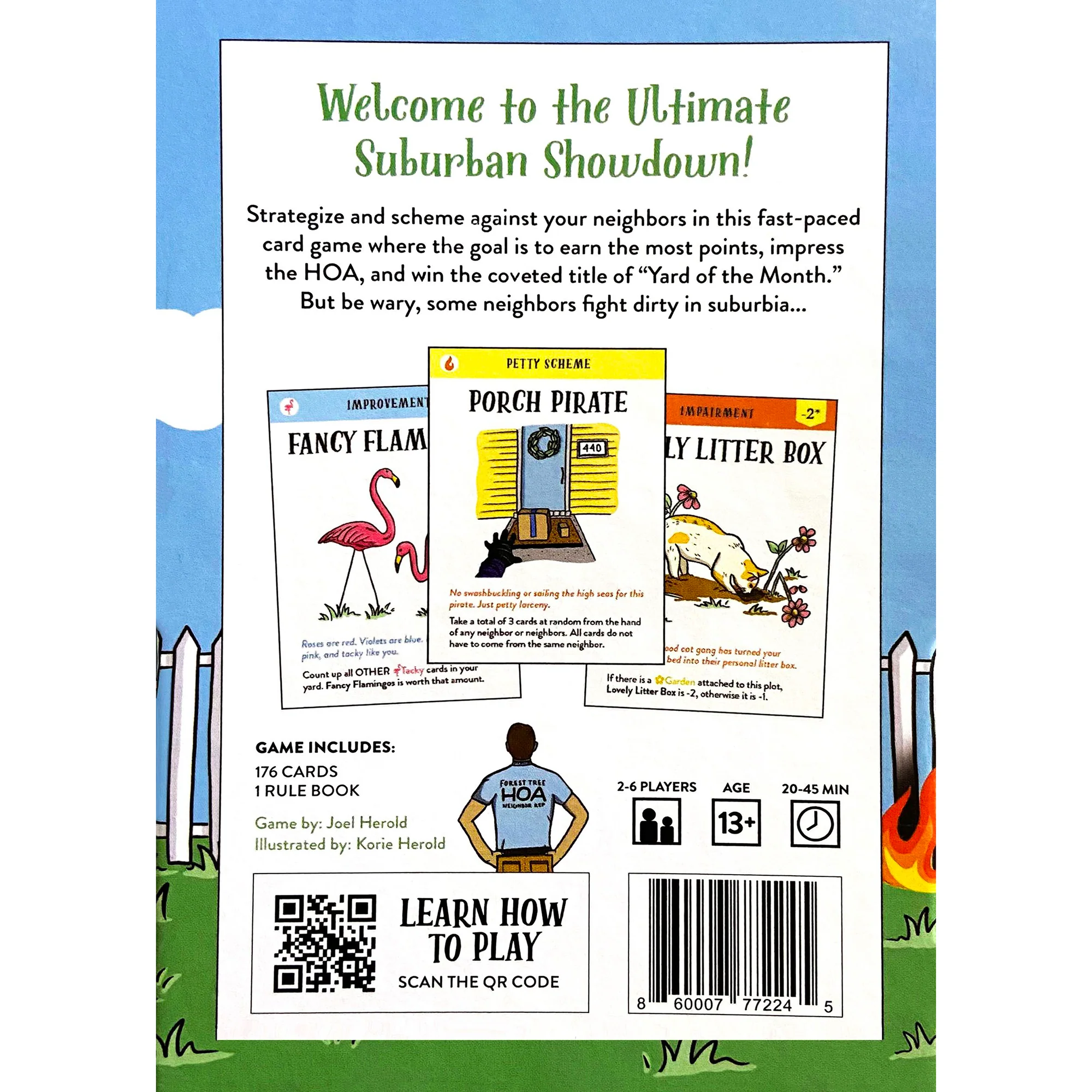 Blue Star Press: Grass Is Greener Neighborly Sabotage Card Game, Ages 13+ - Image 2