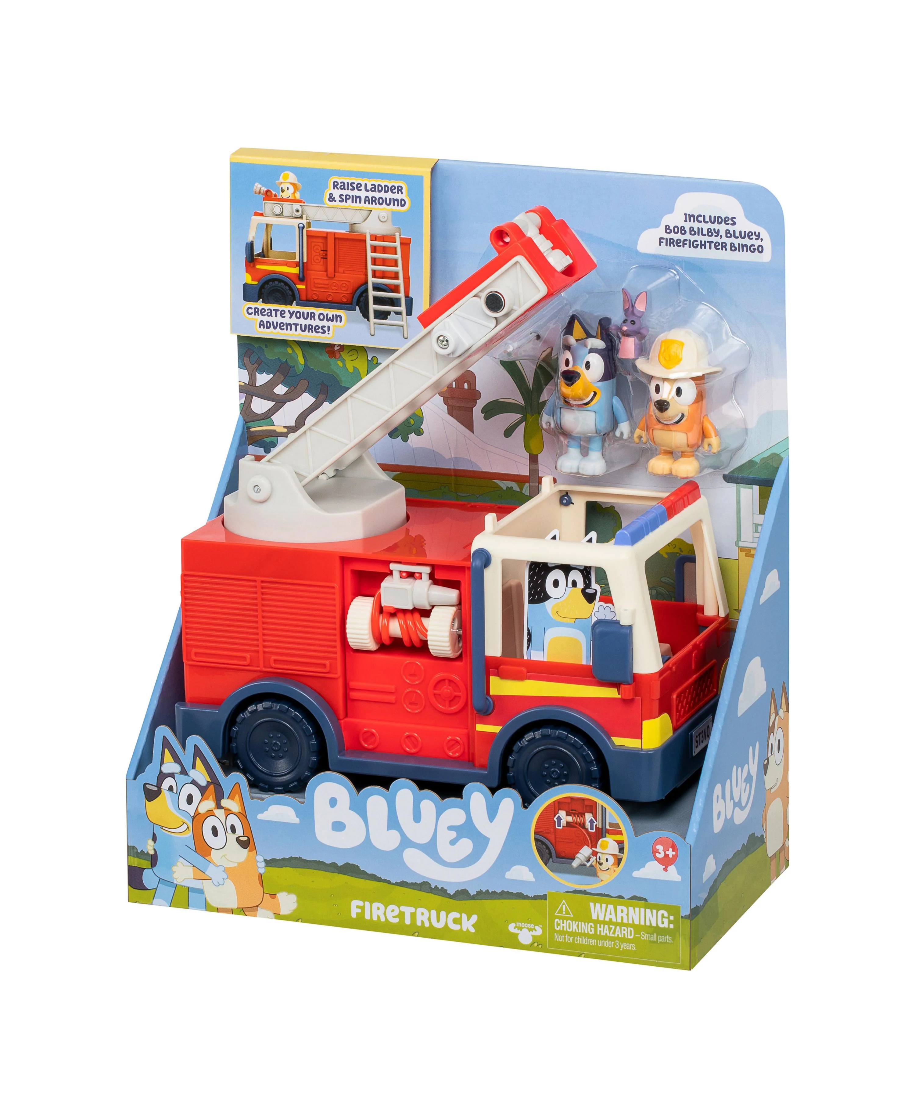 Bluey S10 Fire Truck Playset with Figures and Accessories - Image 10